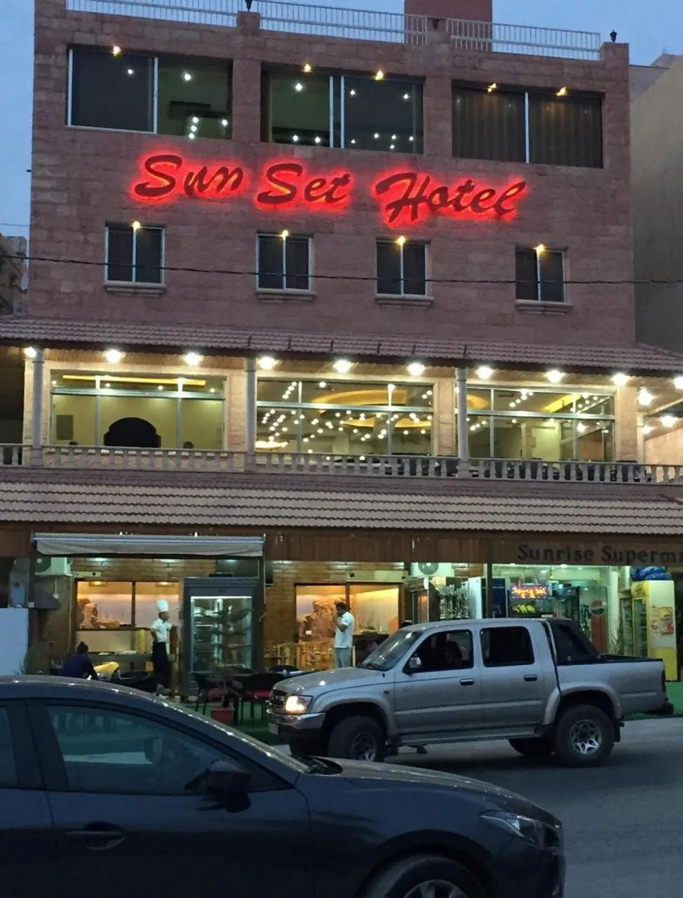 Property building in Sunset Hotel