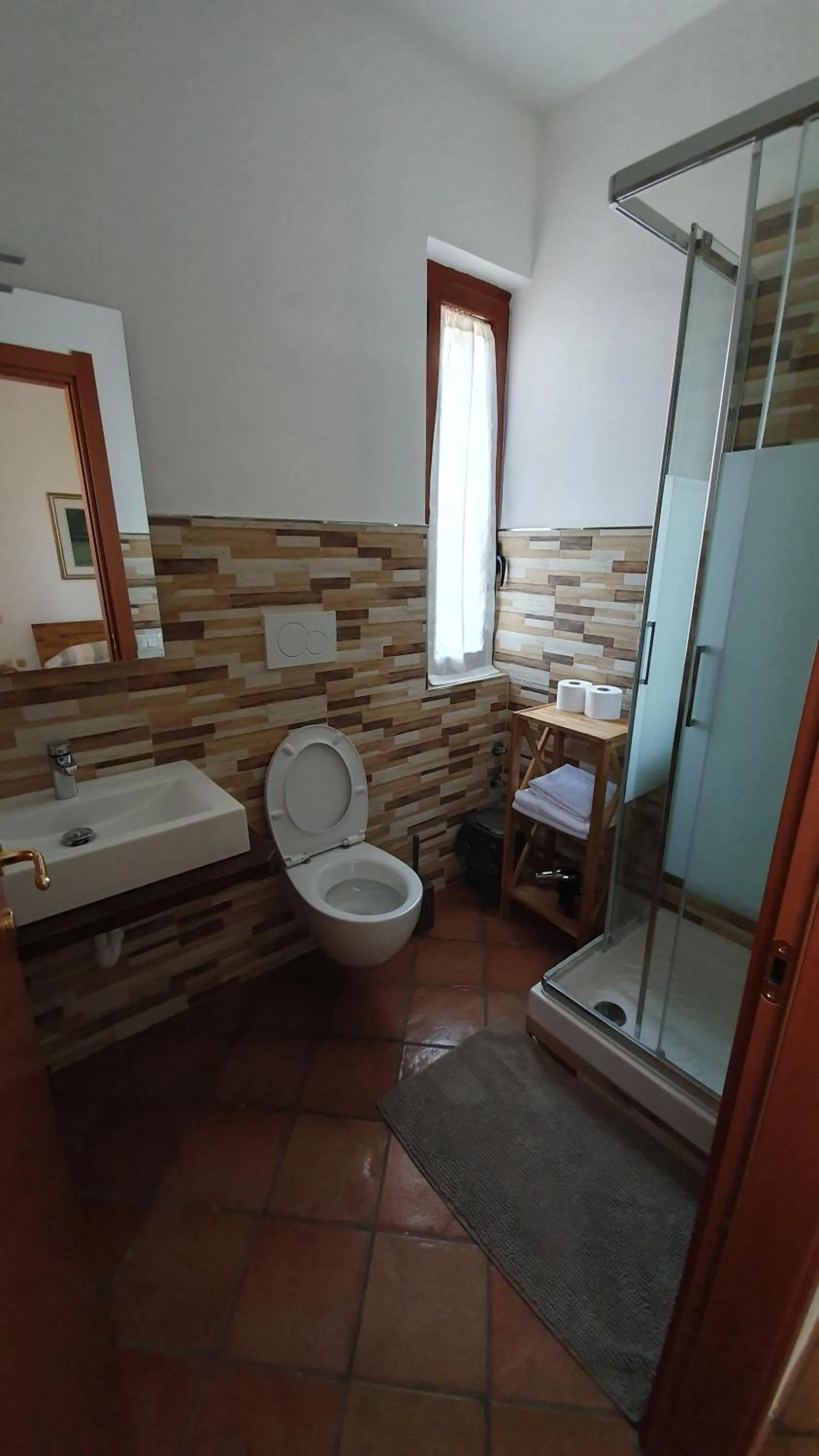 Shower in Villa Canu