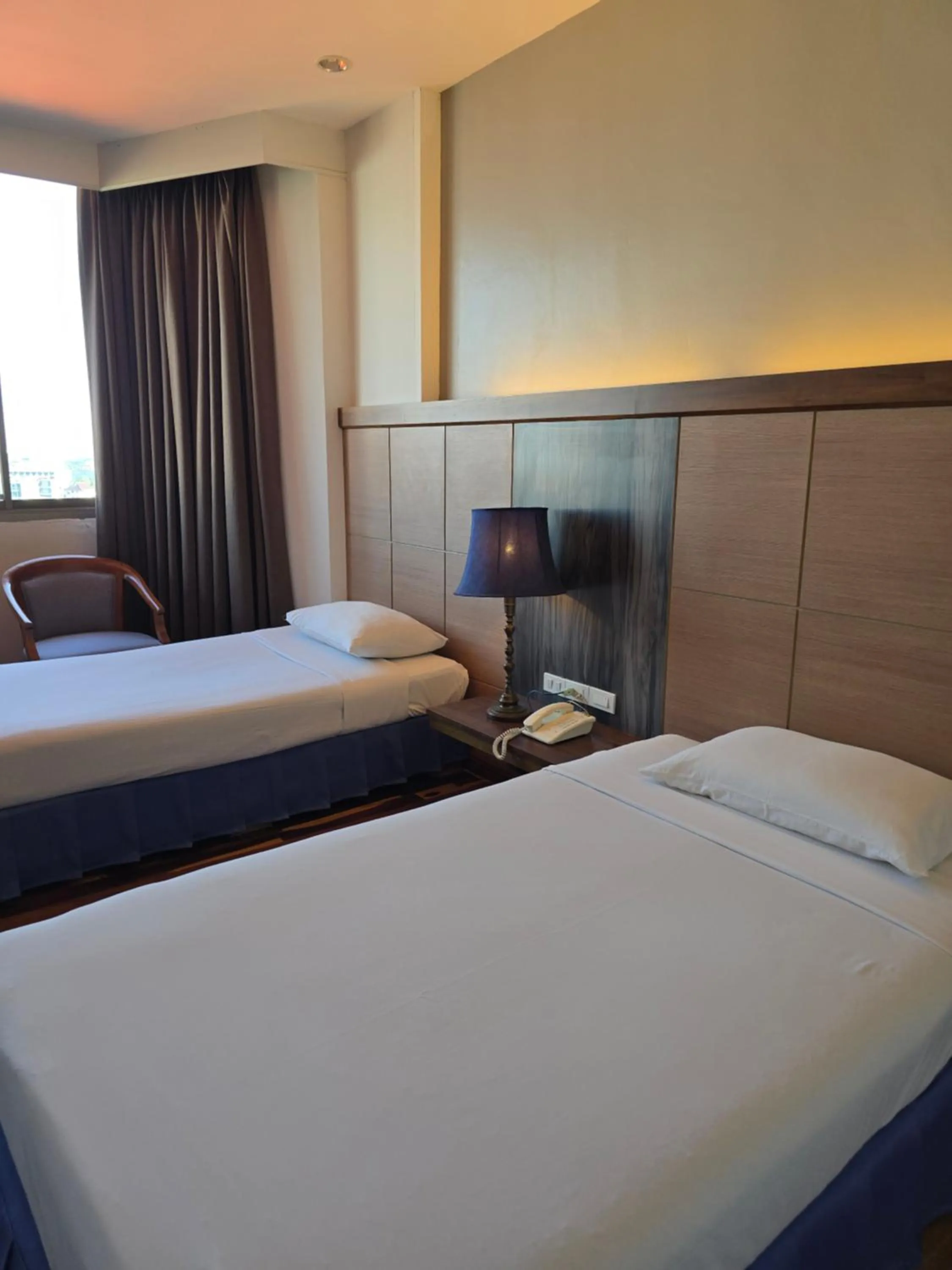 Bed in Chiang Mai Phucome Hotel