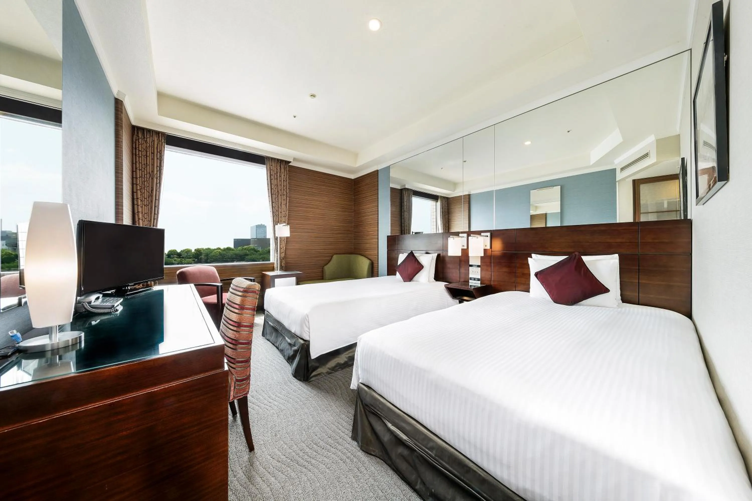 Bed in Hotel Trusty Tokyo Bayside