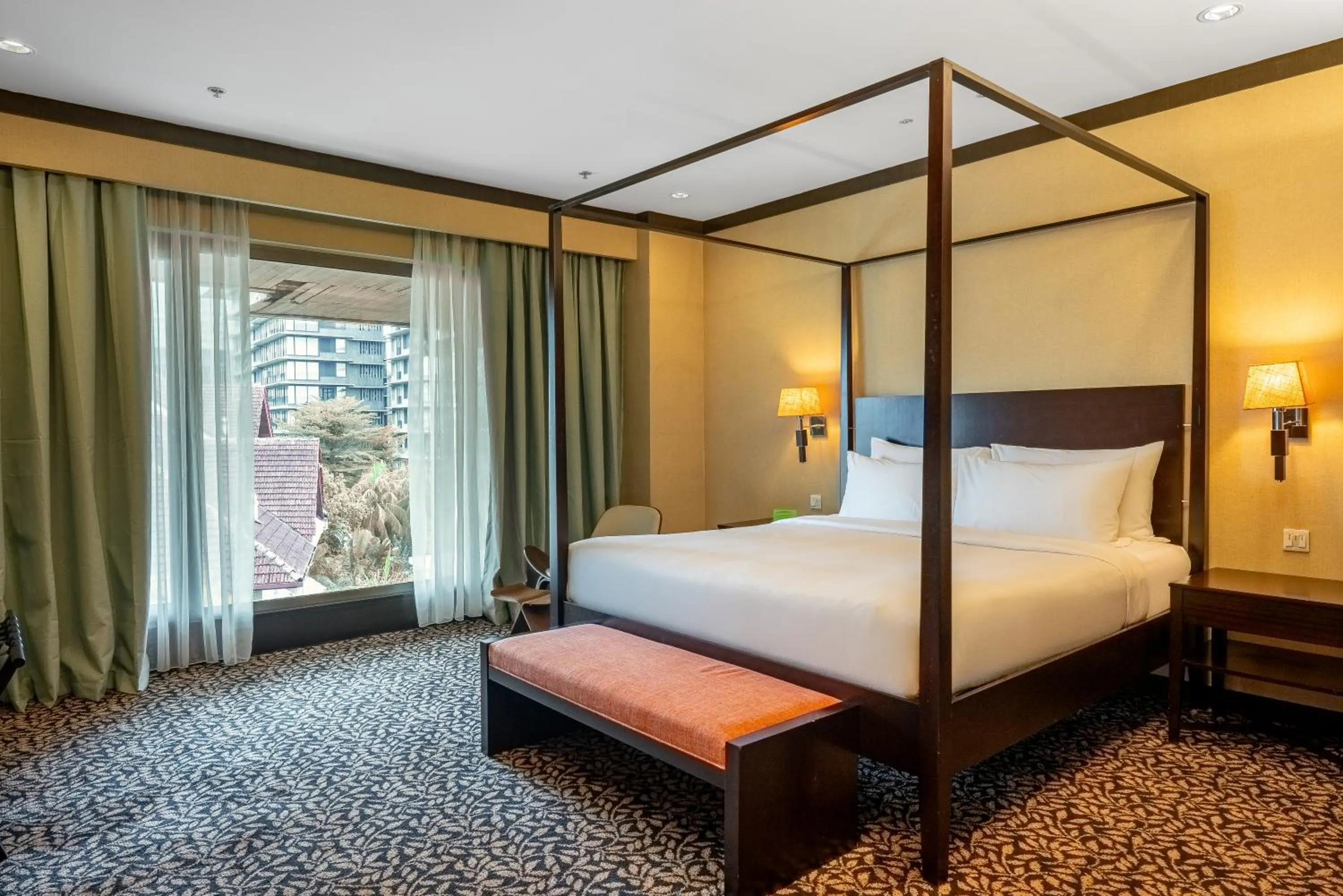 View (from property/room), Bed in Micasa All Suites Hotel