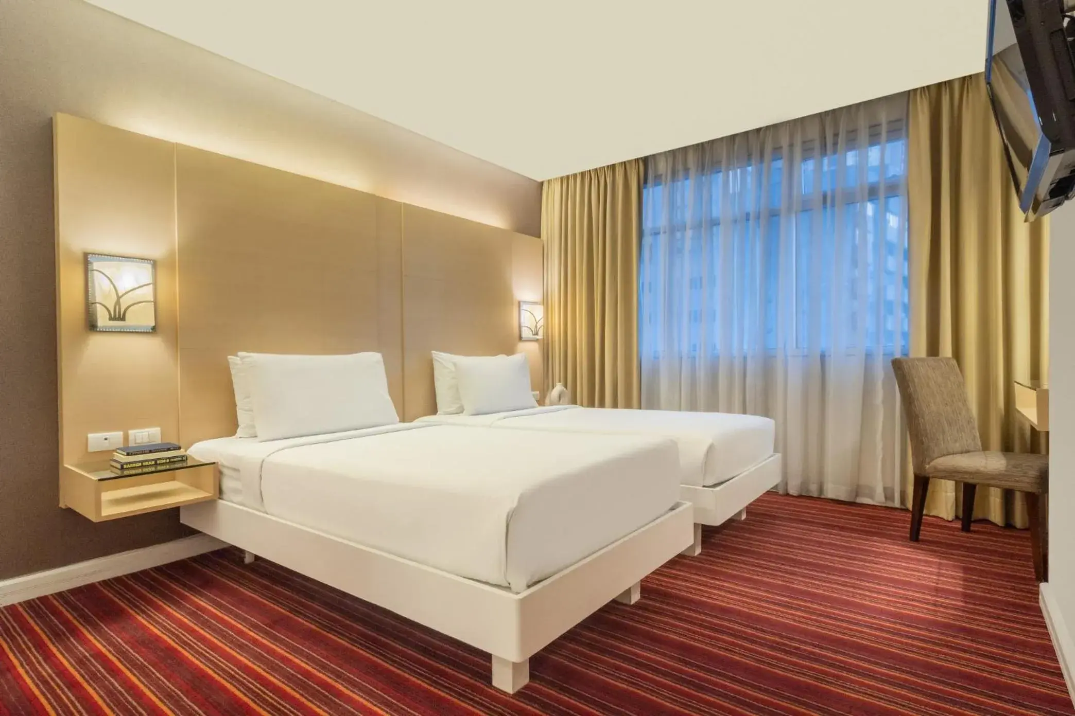 Bed in St Giles Hotel Makati Bed in St Giles Hotel Makati