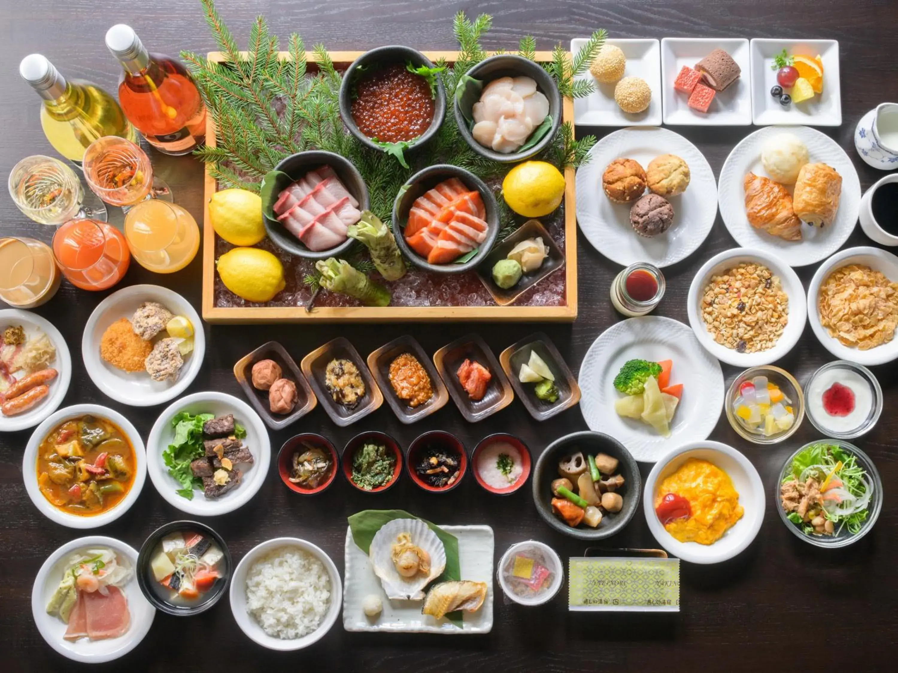 Buffet breakfast in La Vista Daisetsuzan Buffet breakfast in La Vista Daisetsuzan