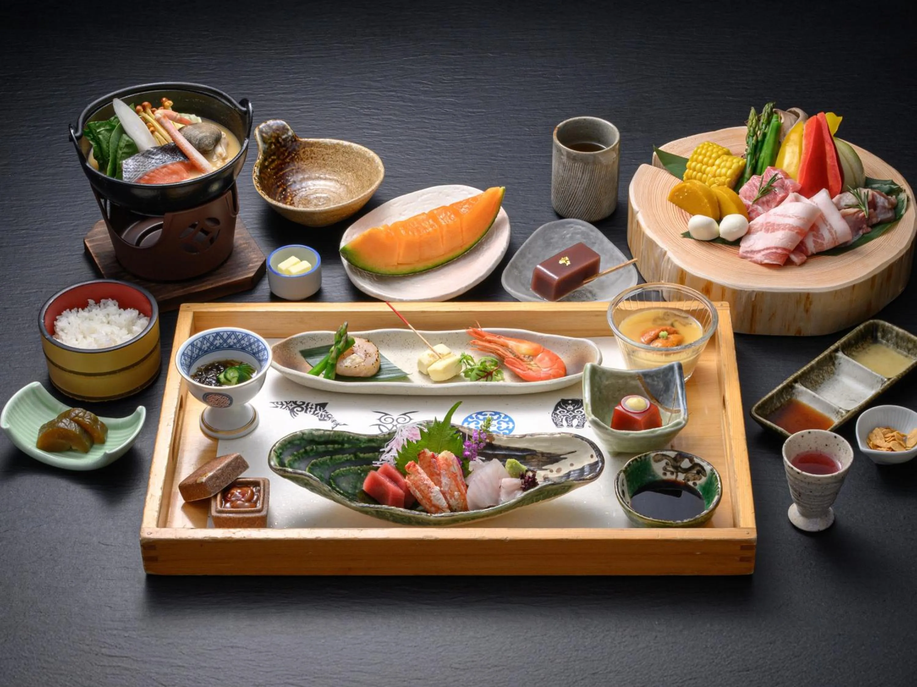 Food and drinks in La Vista Daisetsuzan