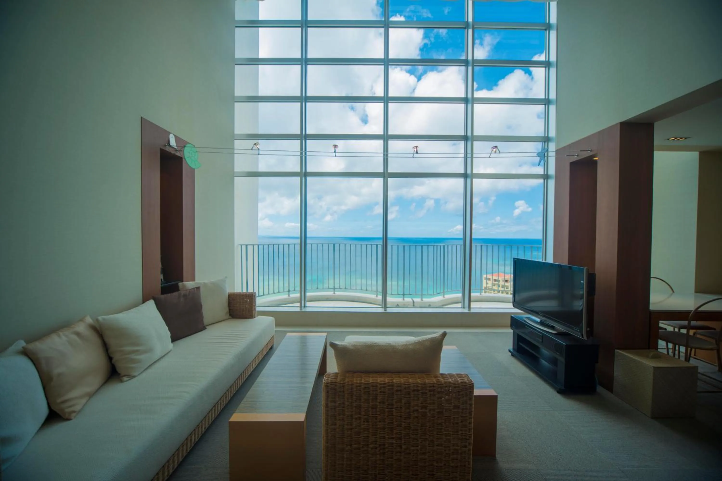 Photo of the whole room in The Beach Tower Okinawa
