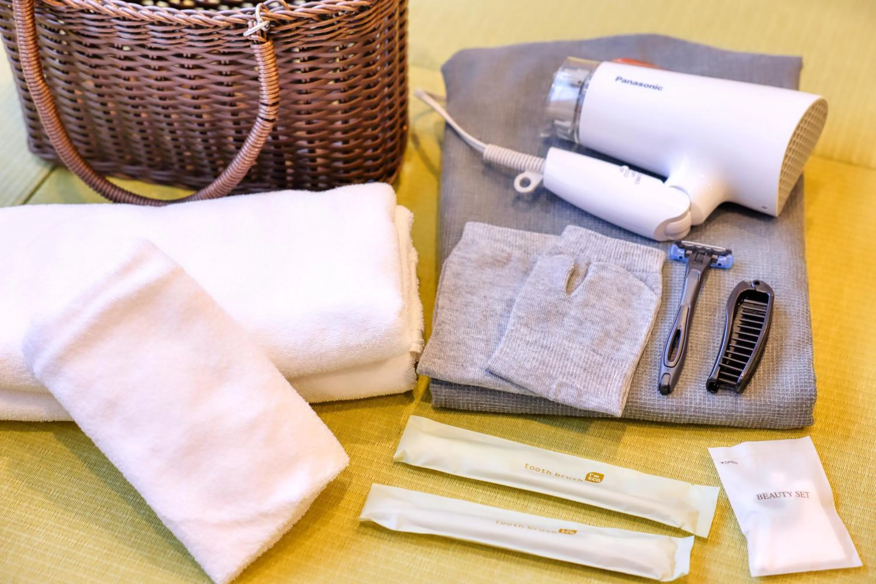 towels in Miyama Ouan Kyoritsu Resort