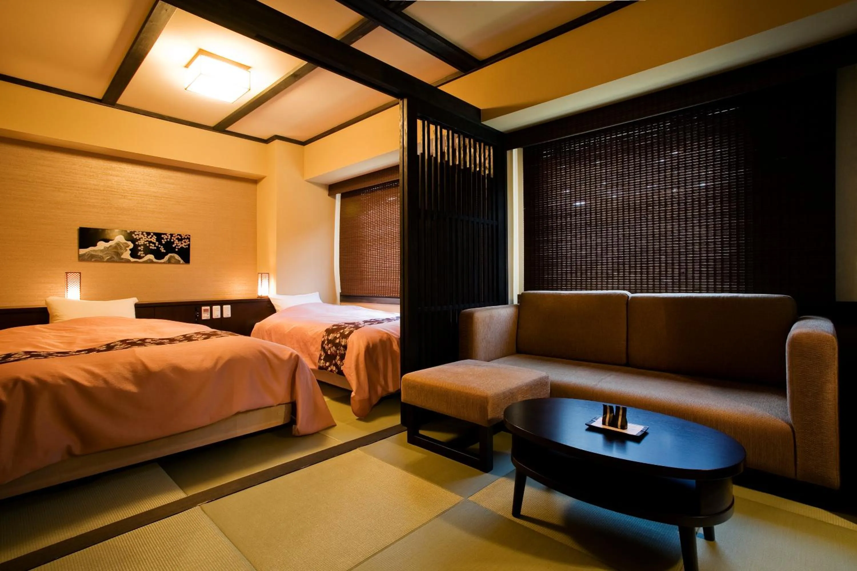 Bed in Takayama Ouan