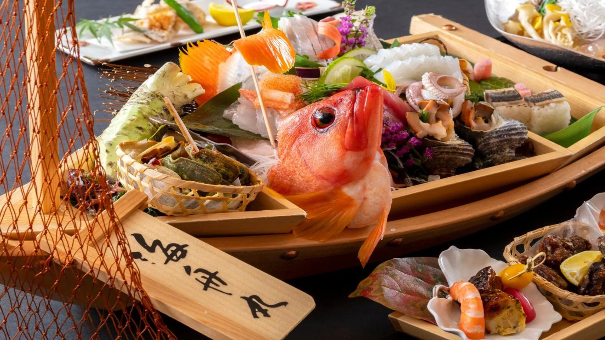 Dinner in Hamachidorinoyu Kaisyu