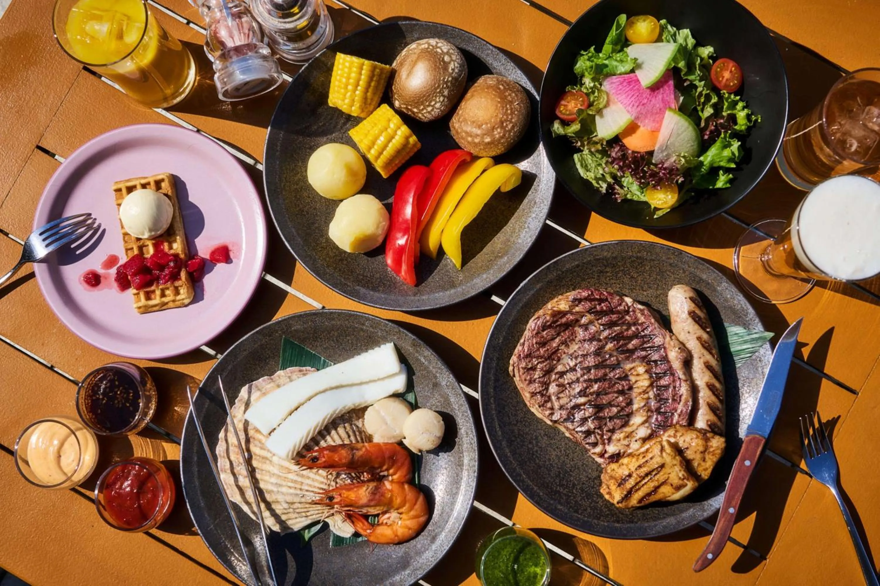 Restaurant/places to eat in Hilton Tokyo Odaiba