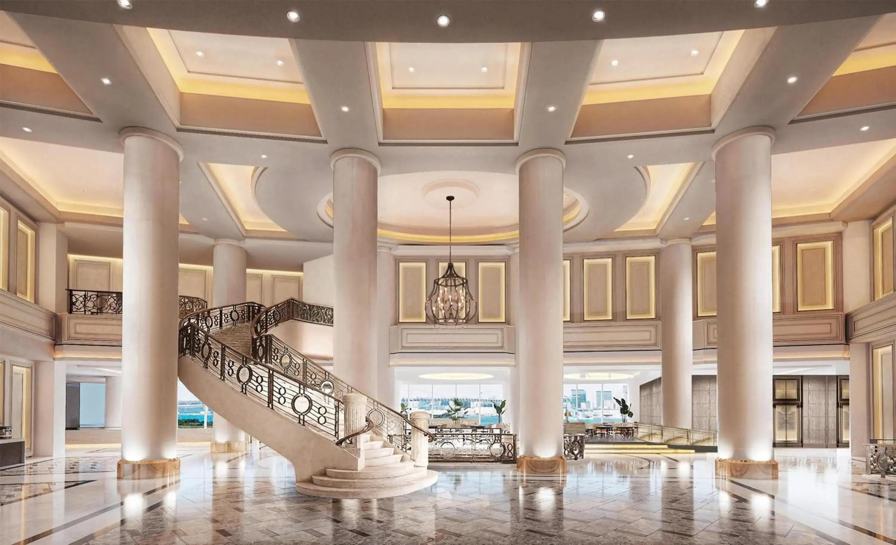 Lobby or reception in Hilton Tokyo Odaiba Lobby or reception in Hilton Tokyo Odaiba