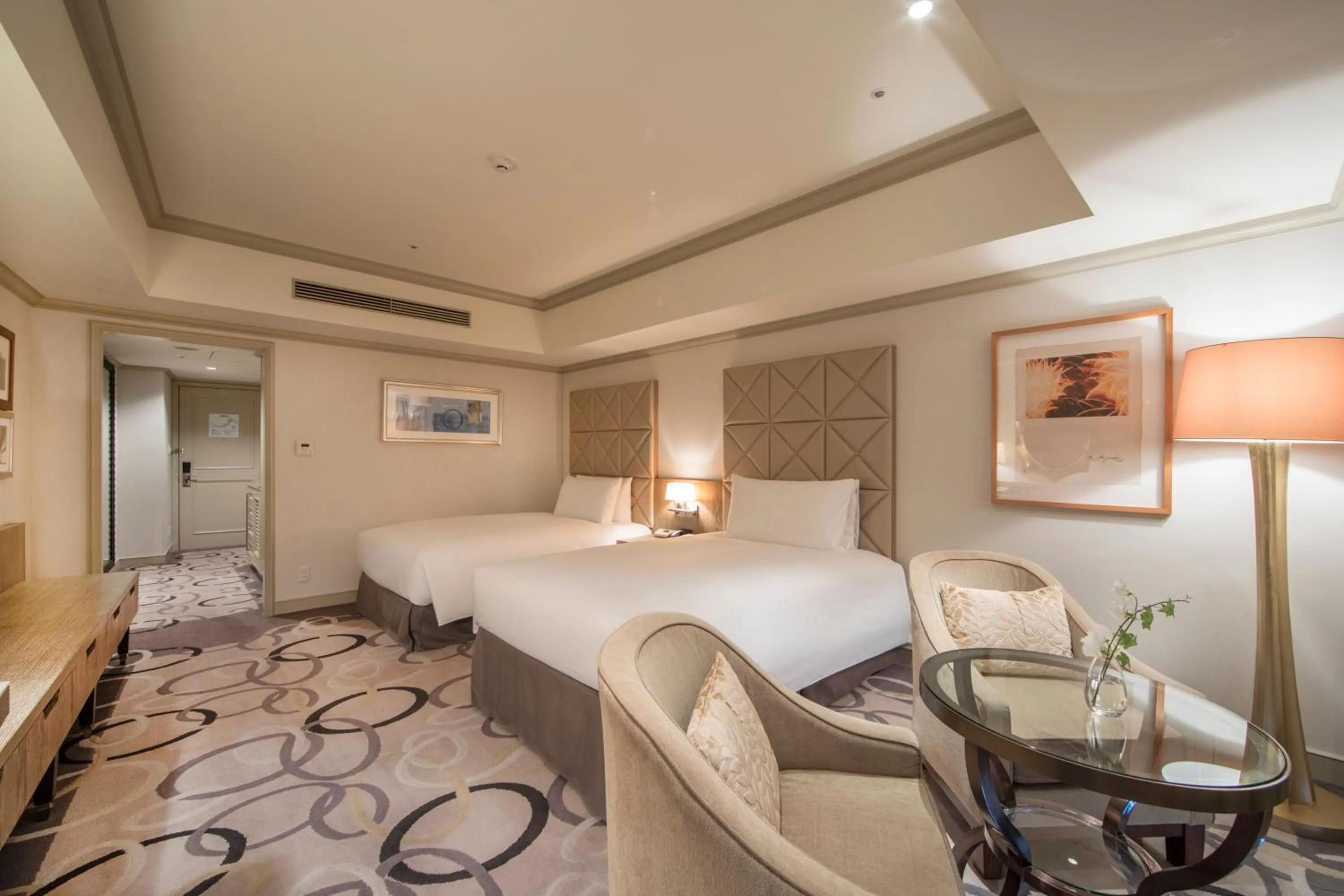 Bed in Hilton Tokyo Odaiba