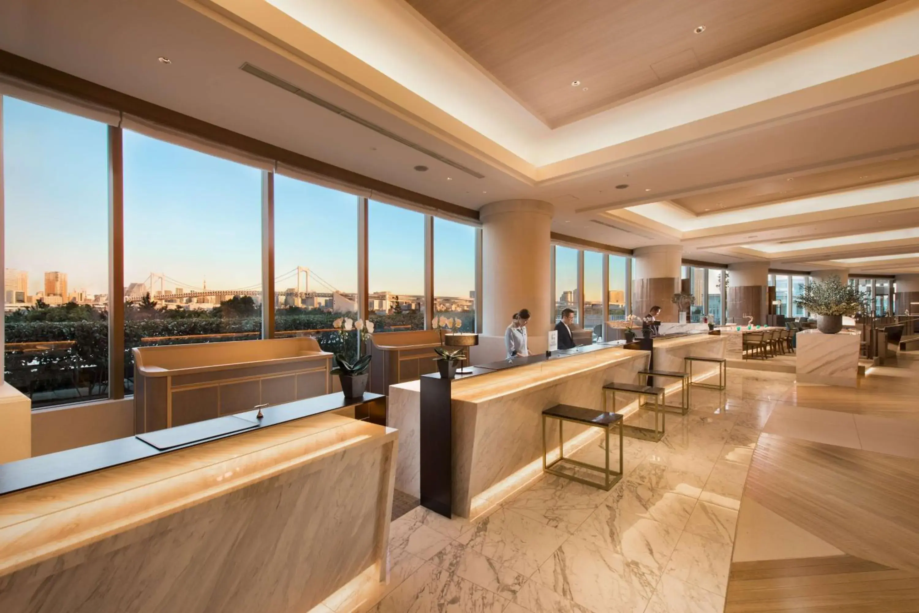 Lobby or reception in Hilton Tokyo Odaiba Lobby or reception in Hilton Tokyo Odaiba
