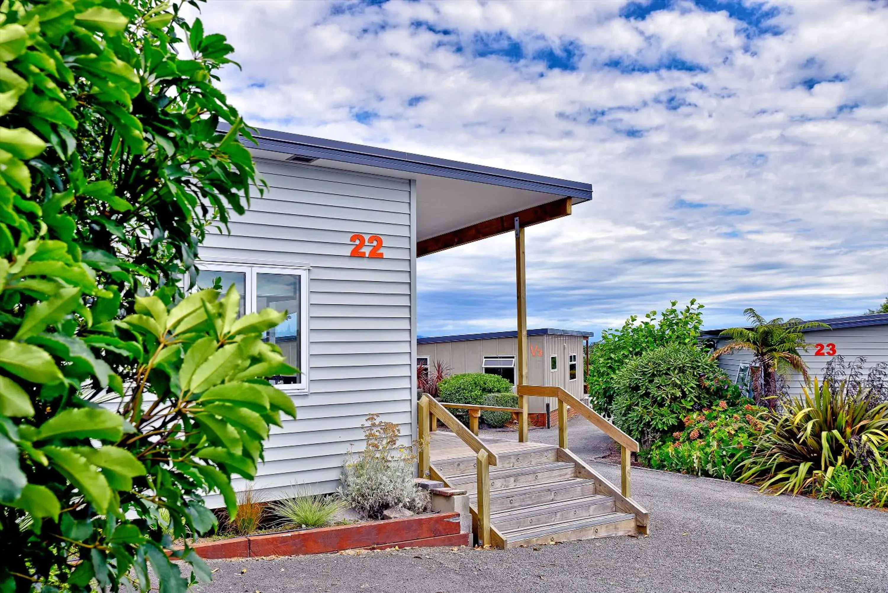 Facade/entrance in Taupo Debretts Spa Resort Facade/entrance in Taupo Debretts Spa Resort