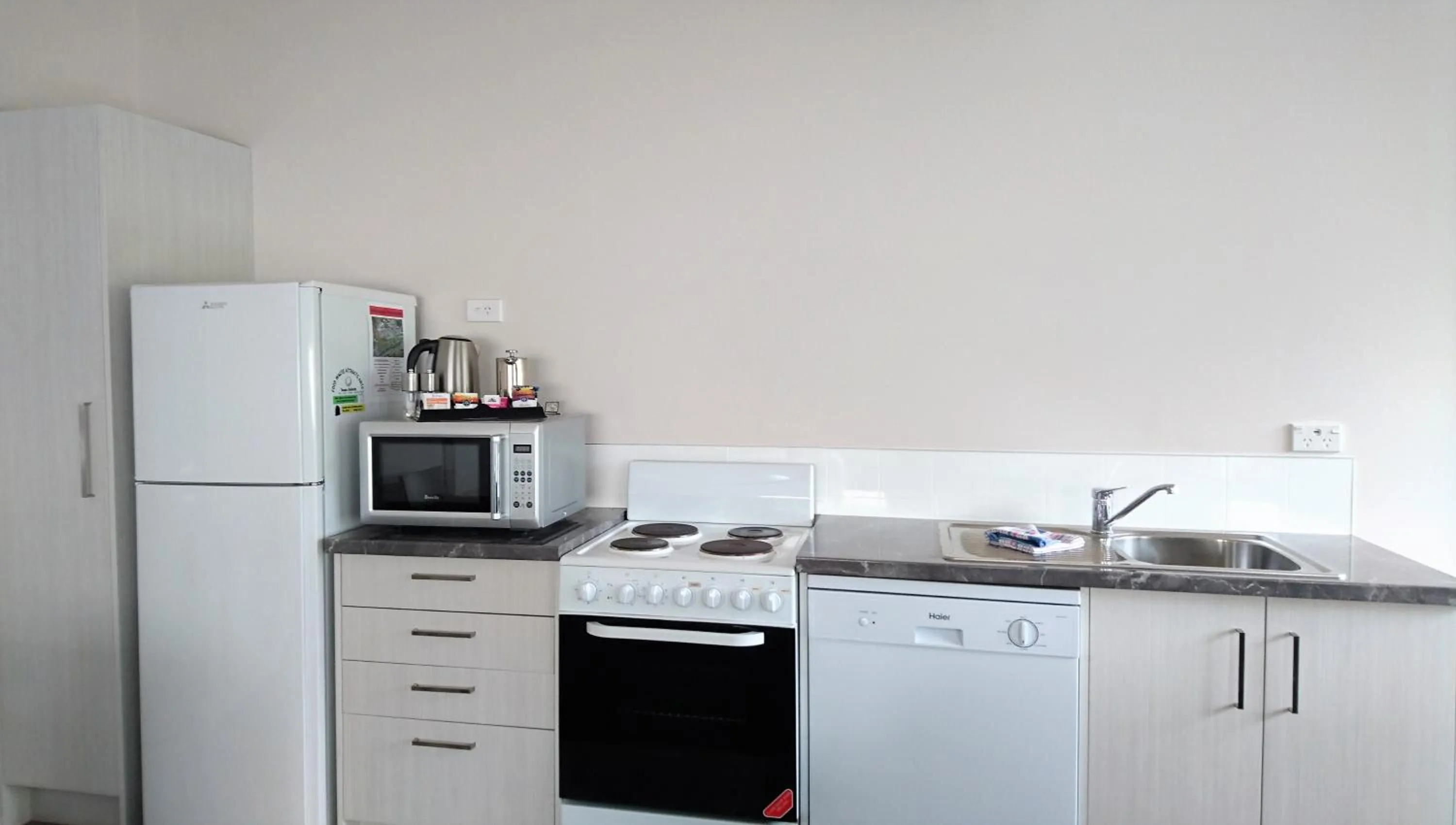 Kitchen or kitchenette in Taupo Debretts Spa Resort