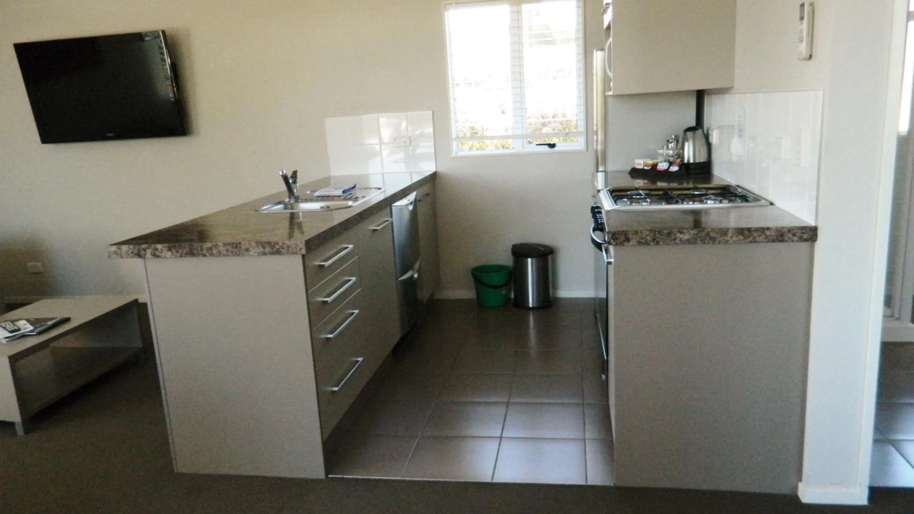 Kitchen or kitchenette in Taupo Debretts Spa Resort