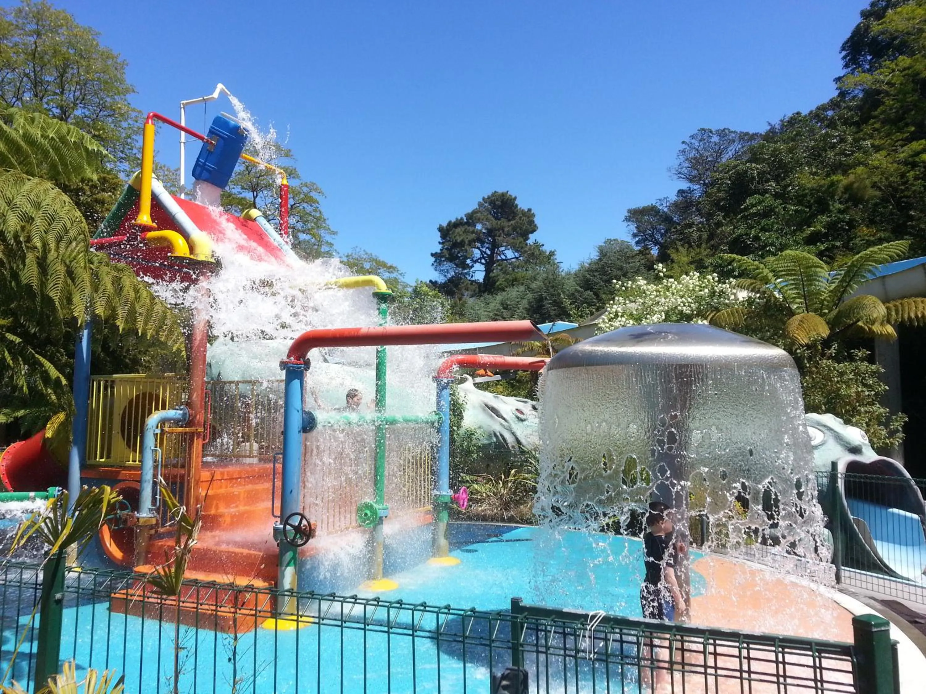 Children play ground in Taupo Debretts Spa Resort