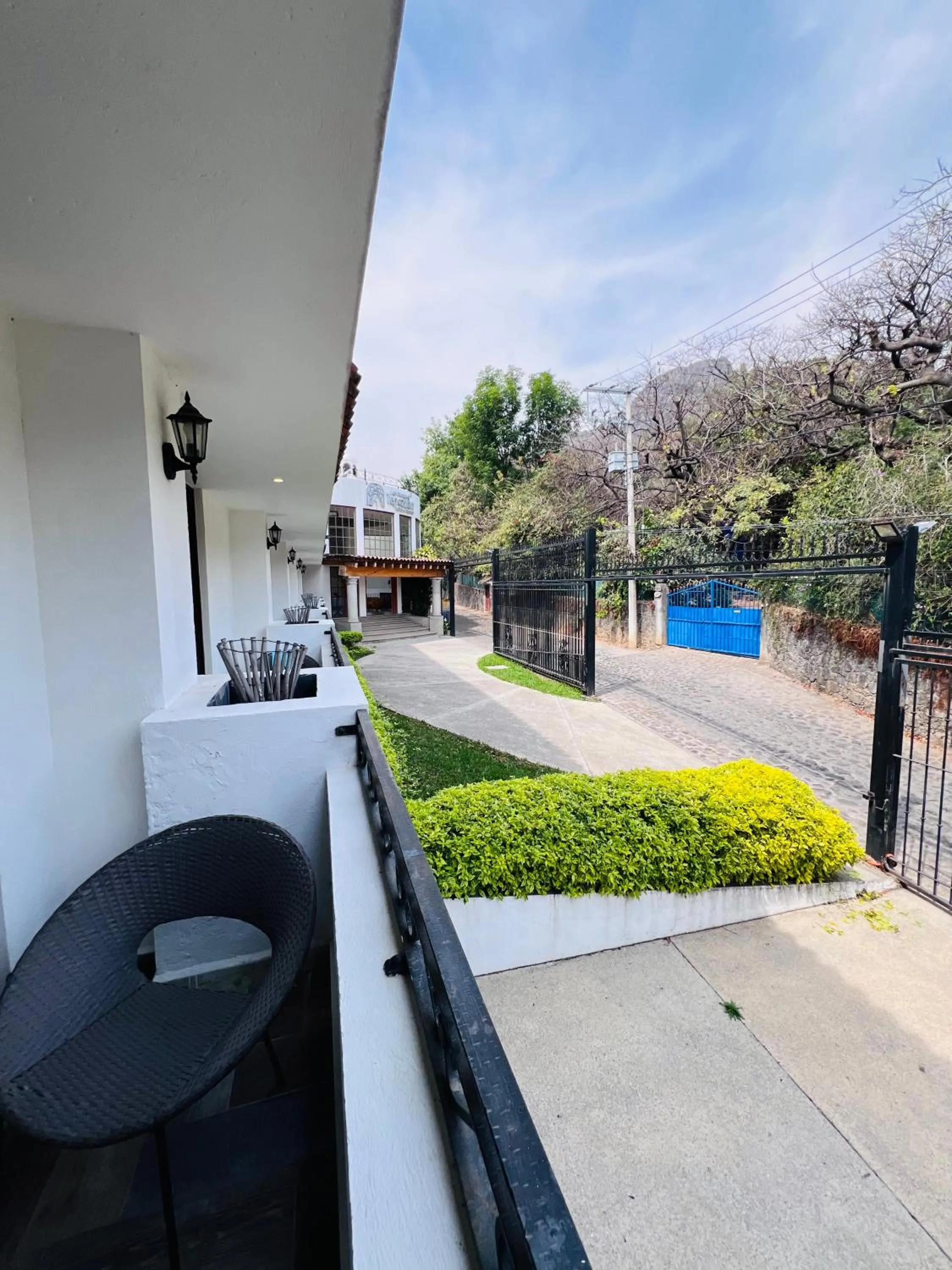 Garden view in Hotel Las Puertas de Tepoztlan