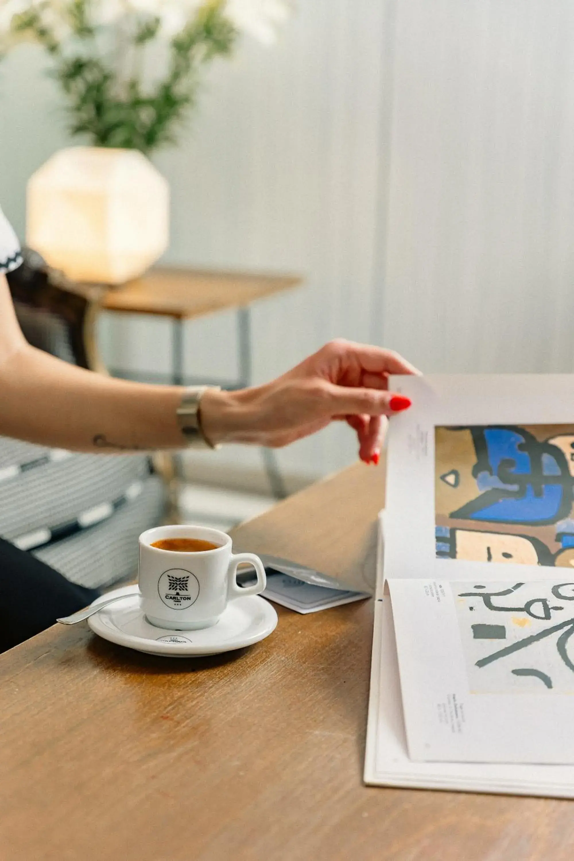 Lobby or reception in Hotel Carlton Lobby or reception in Hotel Carlton