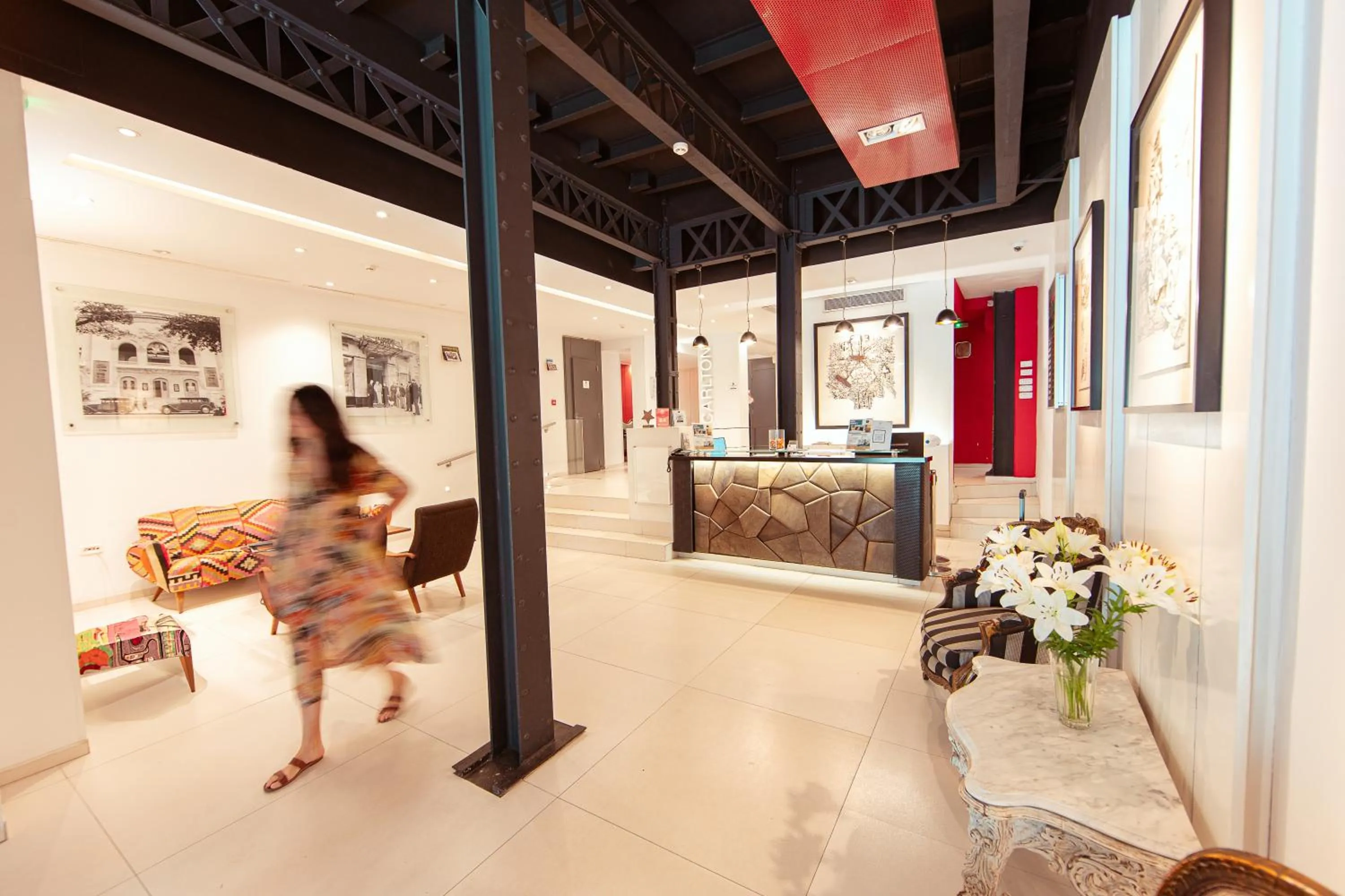 Lobby or reception in Hotel Carlton