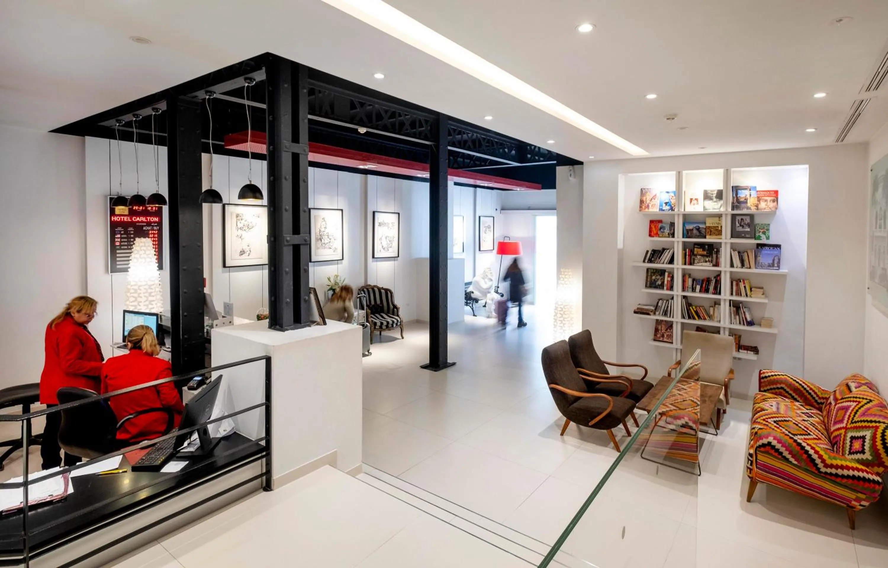 Lobby or reception in Hotel Carlton