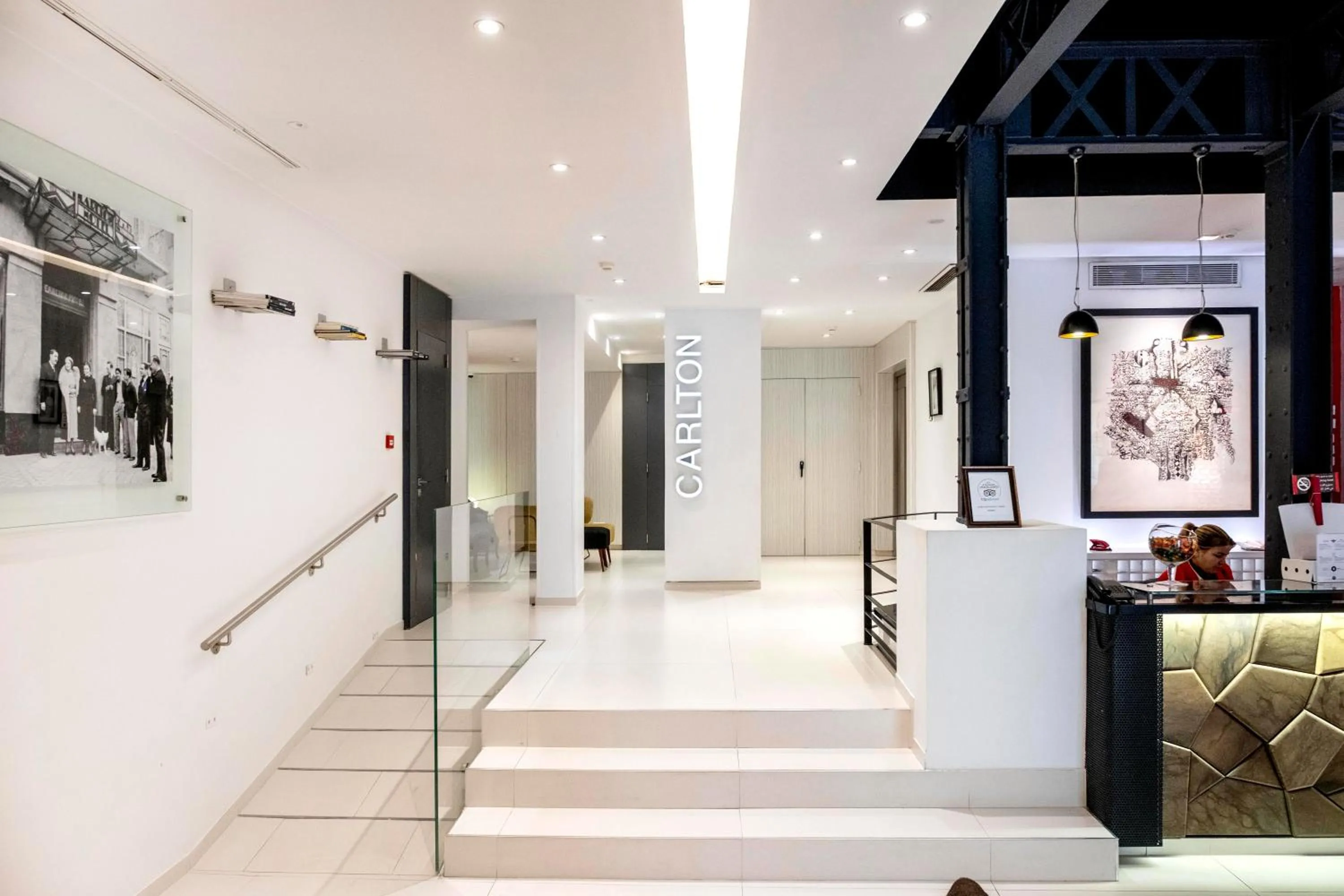 Living room in Hotel Carlton