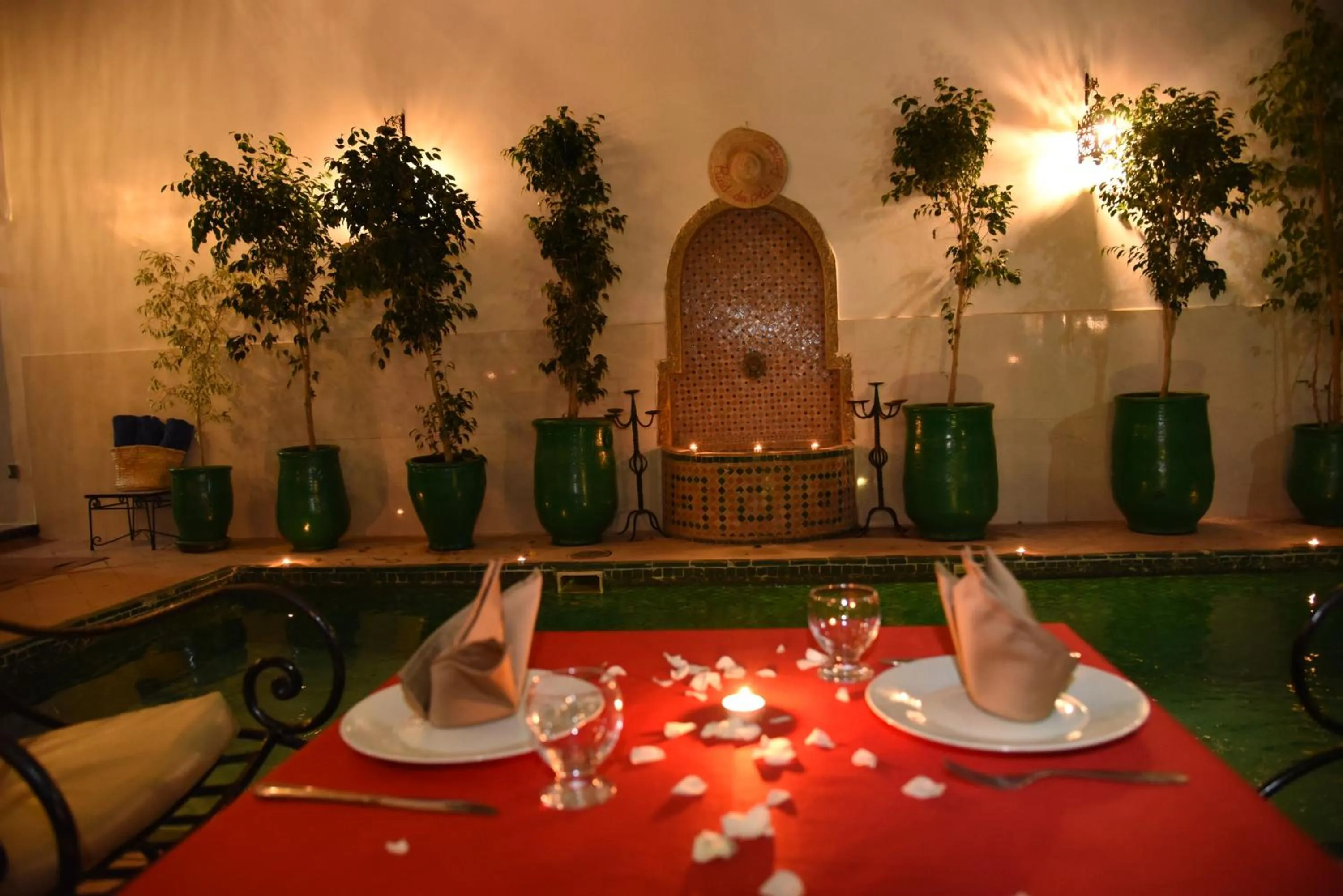 Pool view in Riad Du Petit Prince
