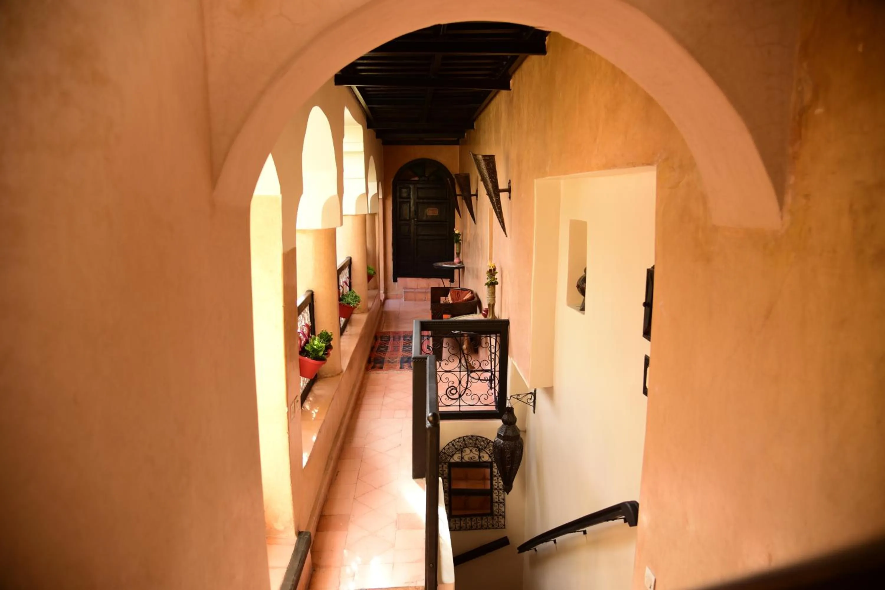 Inner courtyard view in Riad Du Petit Prince