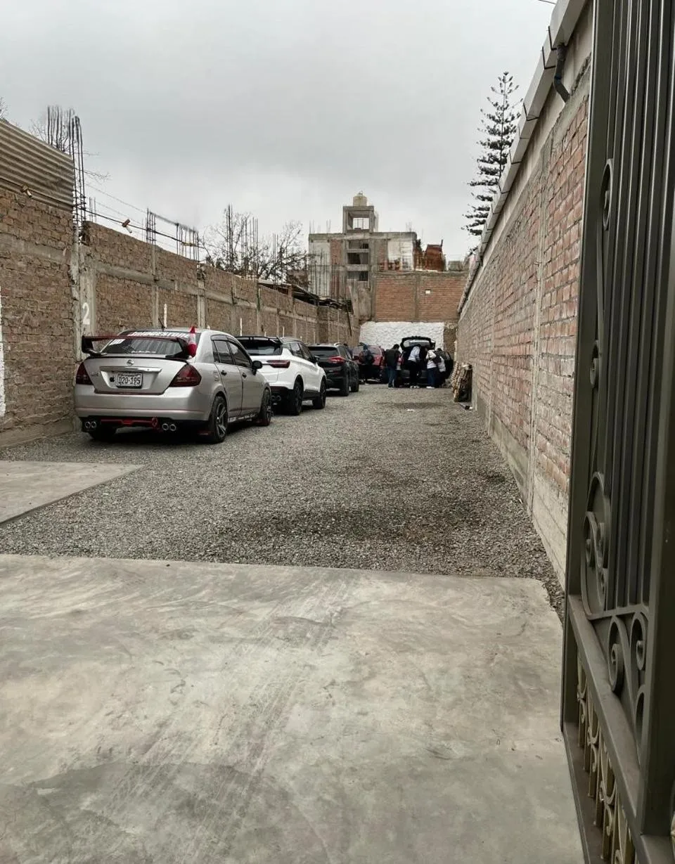 Parking in El Huerto Hostel