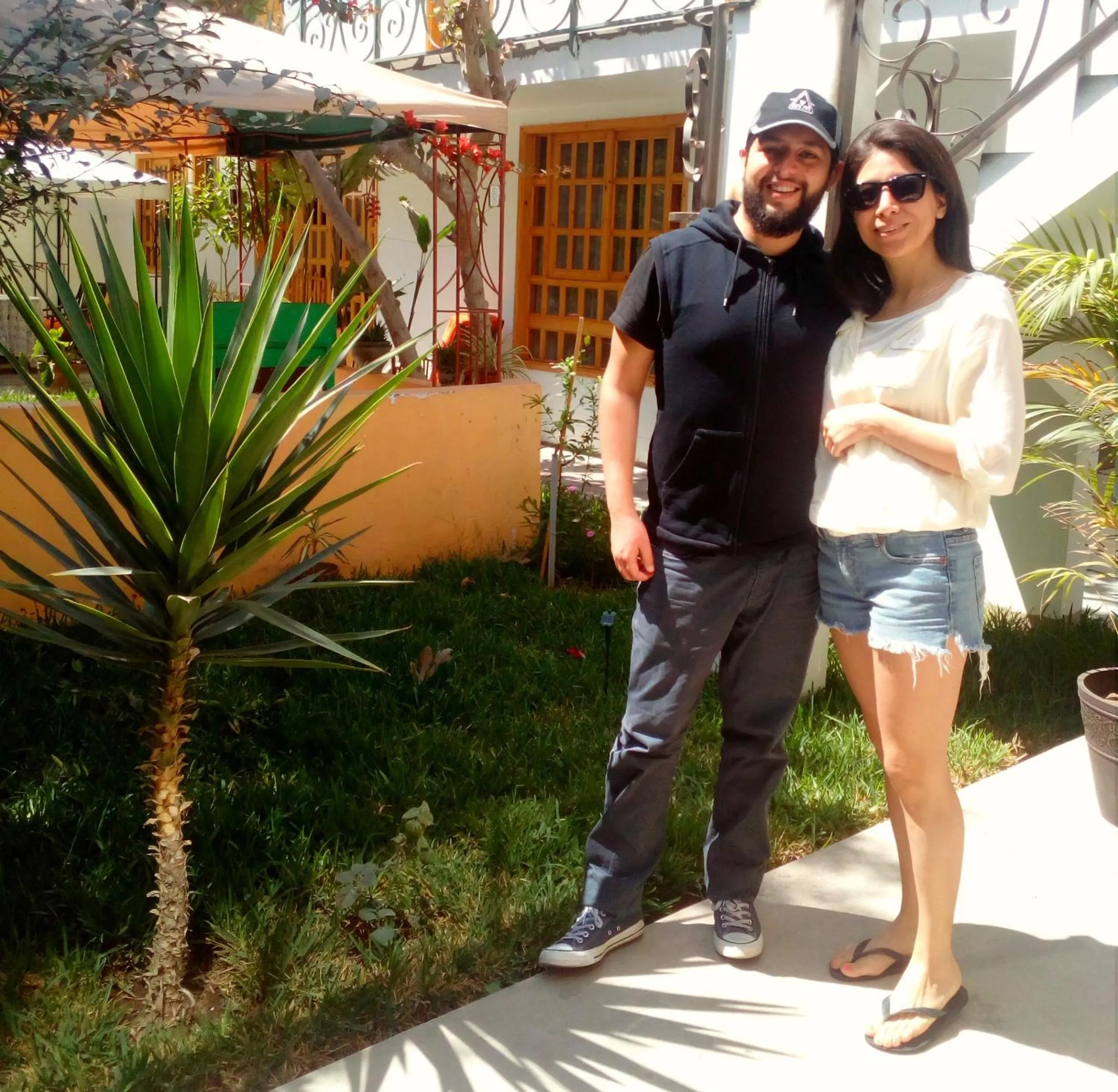 Staff in El Huerto Hostel