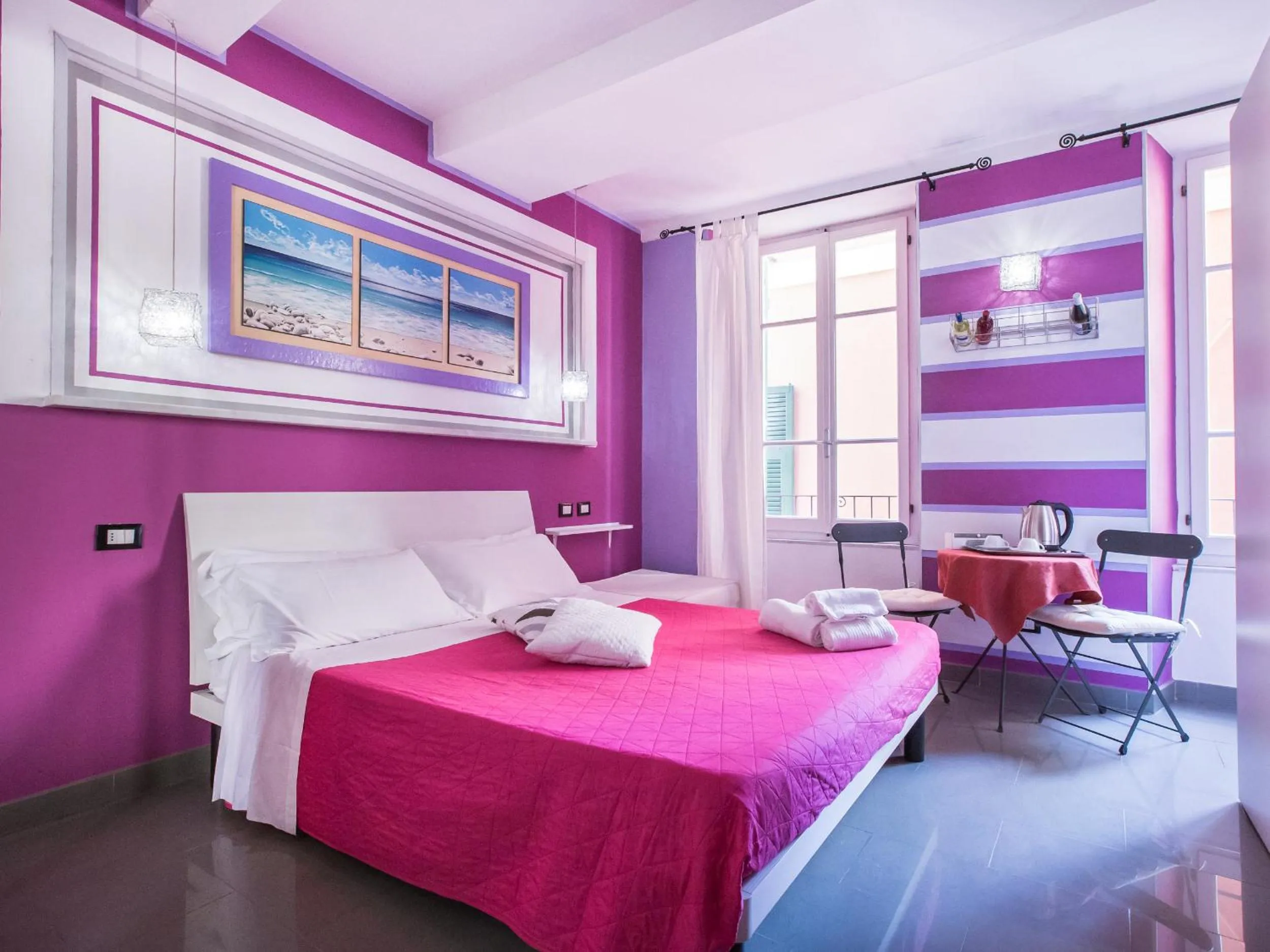 Bed in I Coralli rooms & apartments