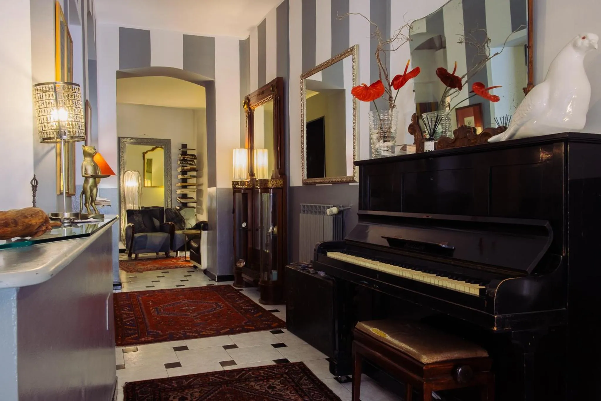 Lobby or reception in Hotel Colombo Genova