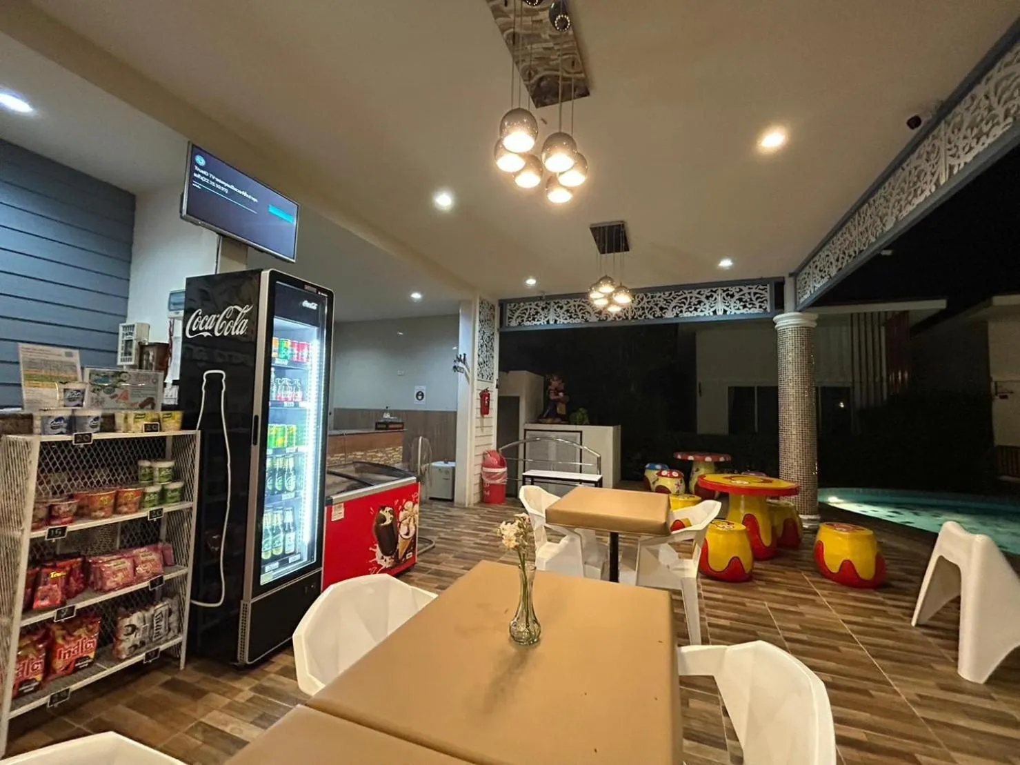 Seating area in Baanloksouylokchay