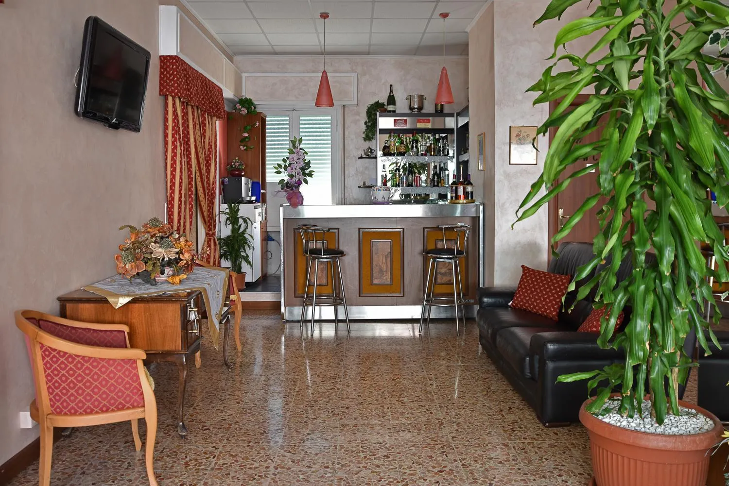 Lounge or bar in Hotel Corso