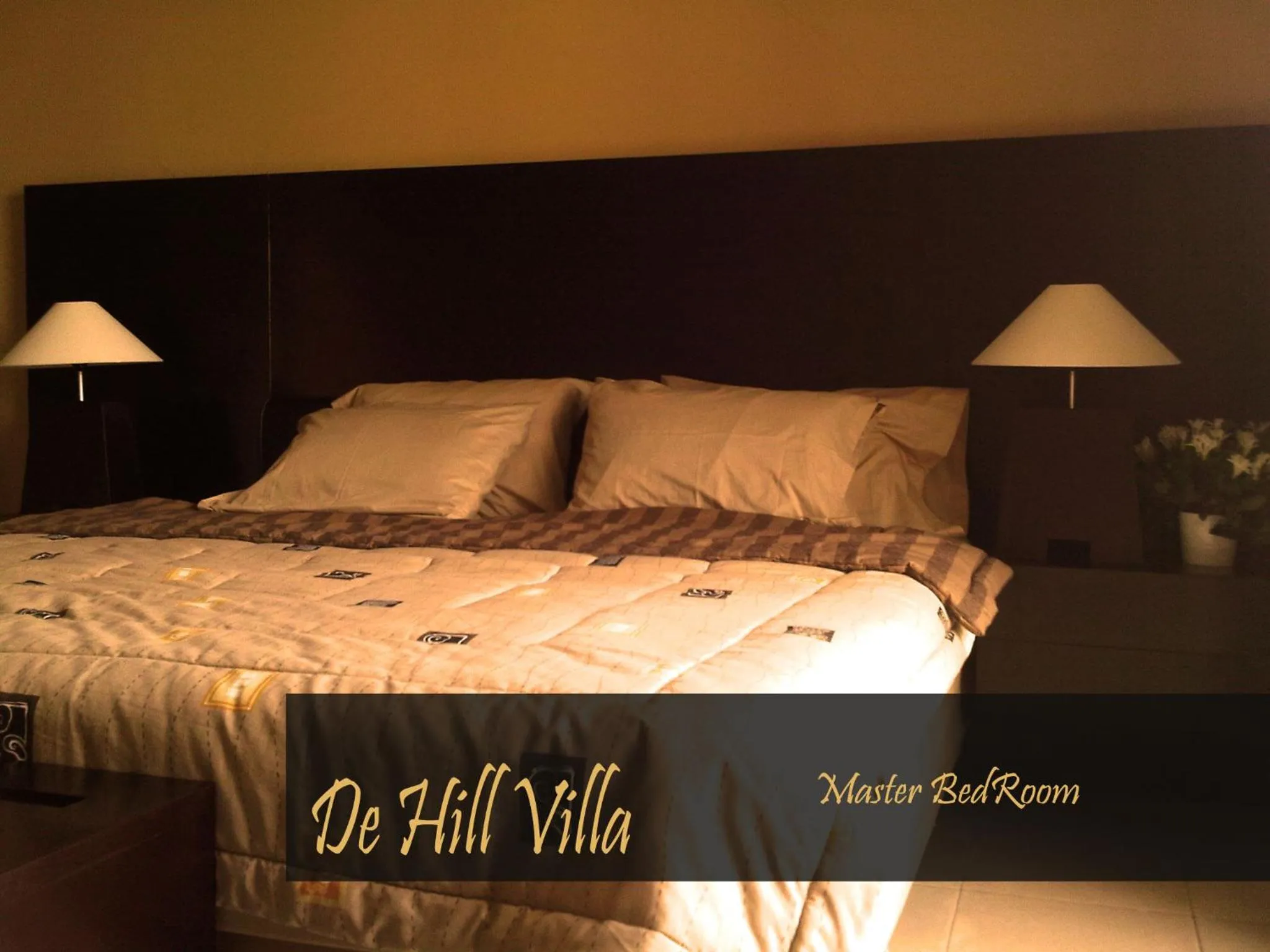 Bed in De Hill Villa