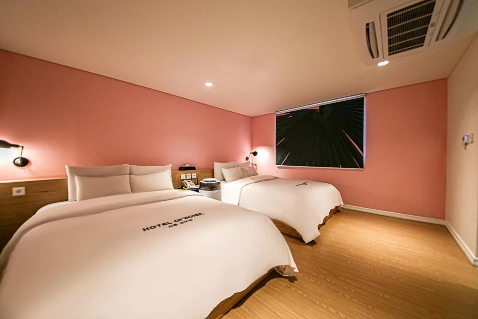 Bed in Hotel Yeogiuhtte Gyeongpo