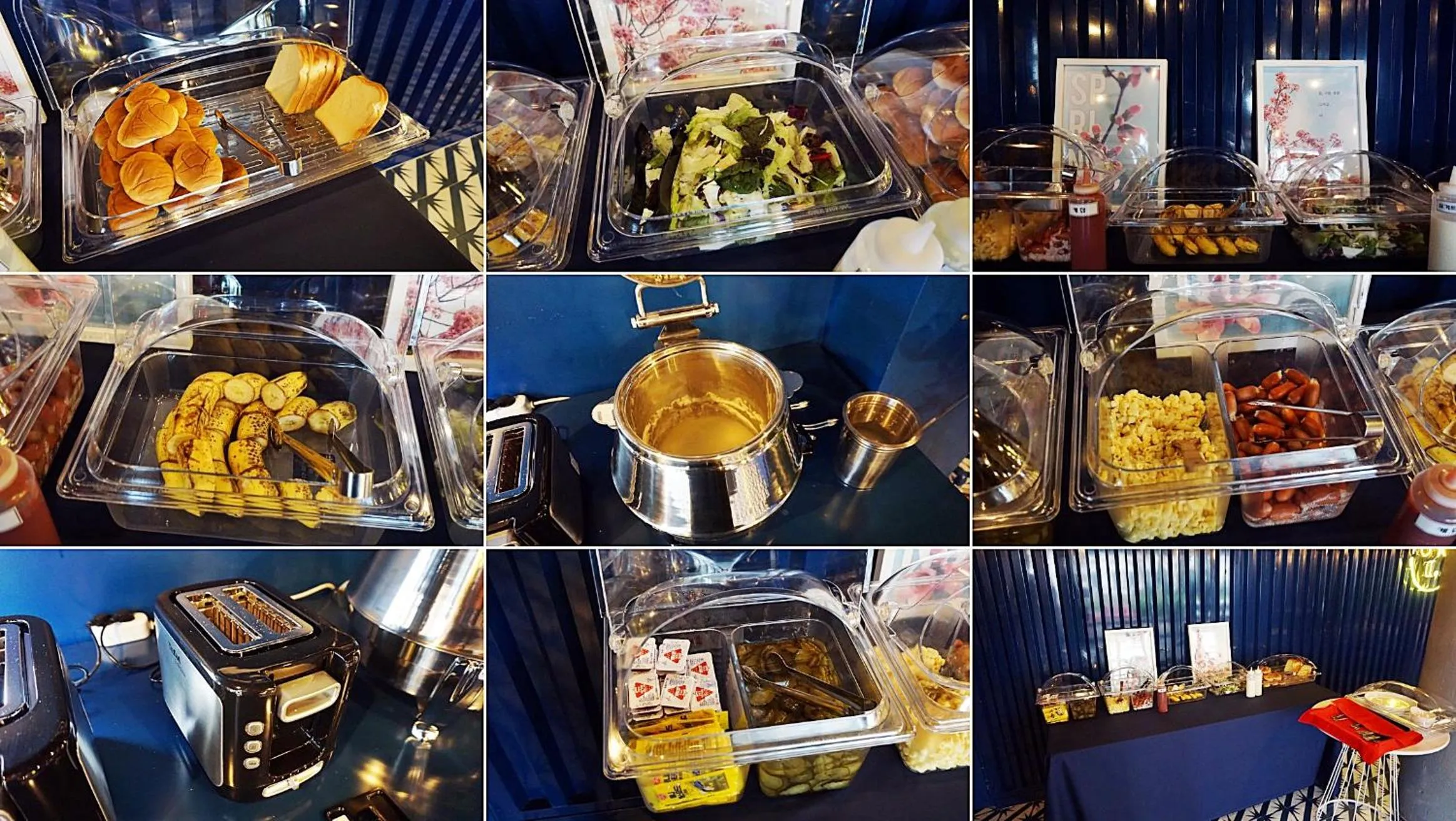 American breakfast in Hotel Yeogiuhtte Gyeongpo