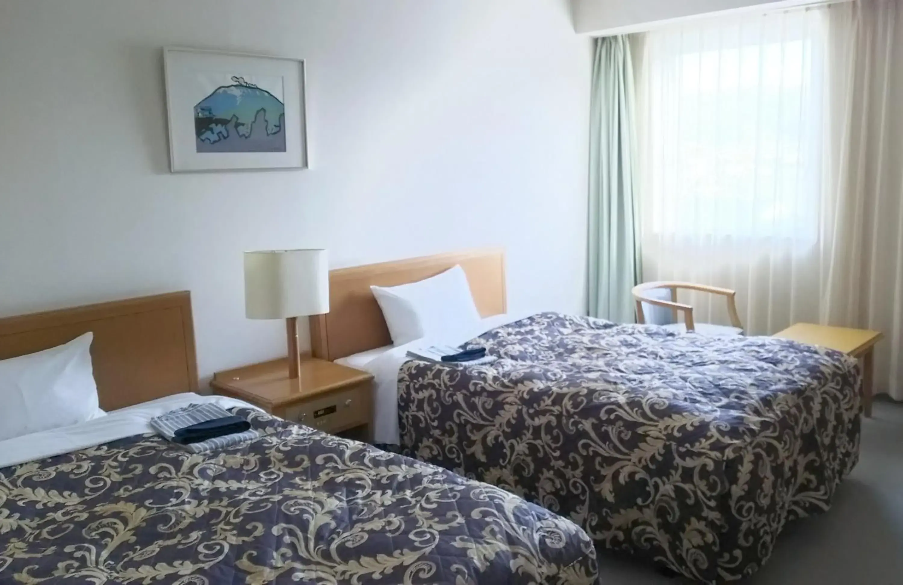 Bed in Saku Grand Hotel Bed in Saku Grand Hotel