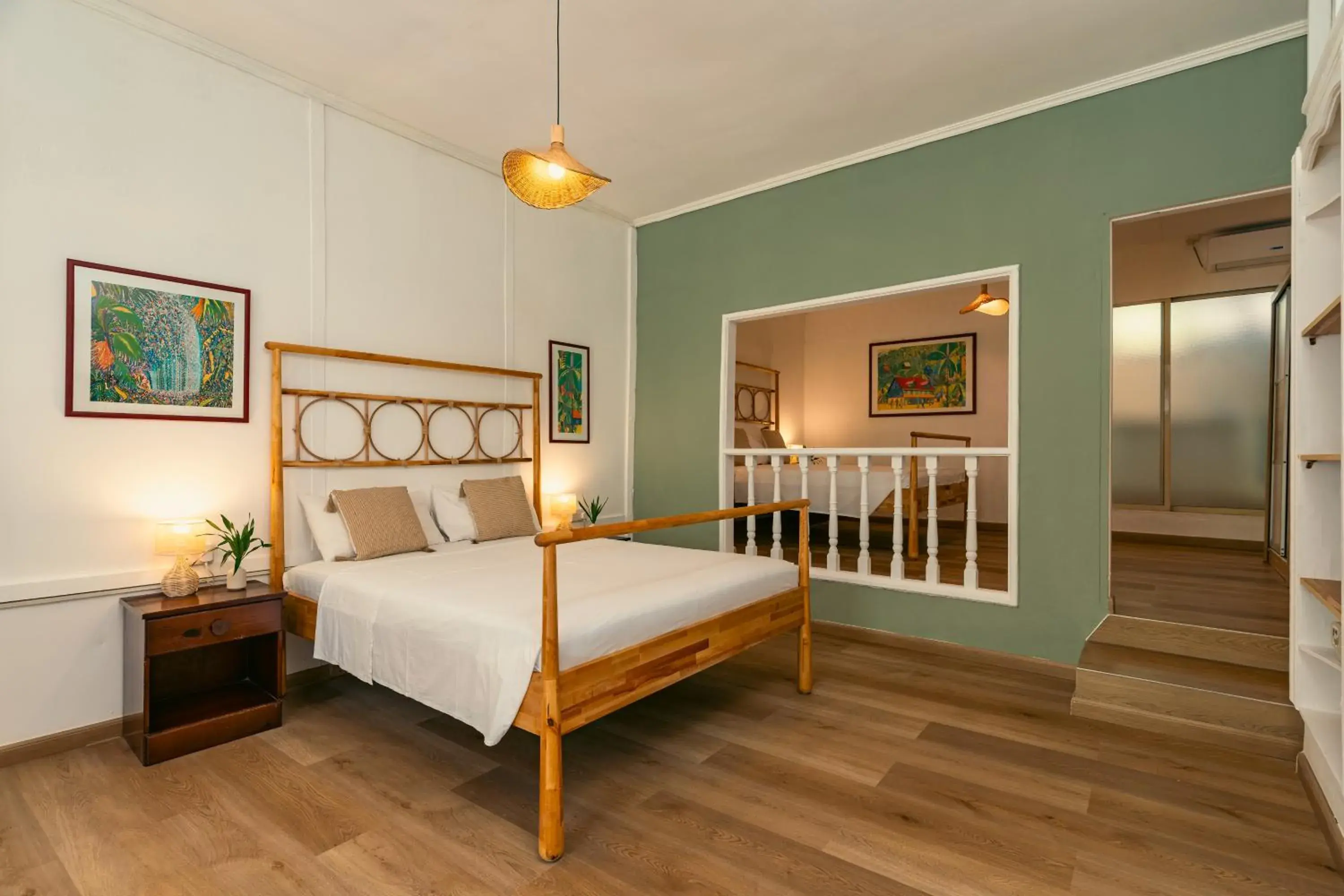 Bed in Beau Vallon Bungalows Bed in Beau Vallon Bungalows