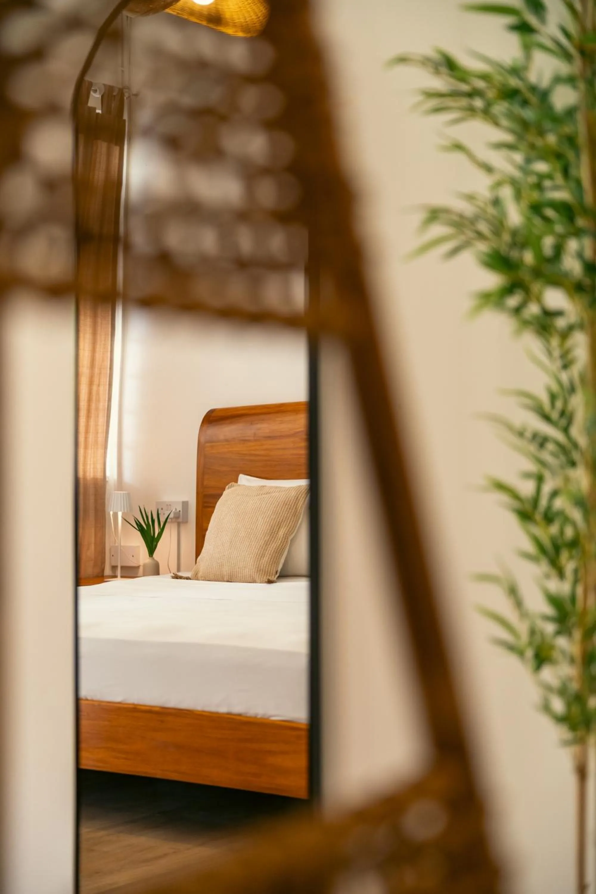 Bed in Beau Vallon Bungalows