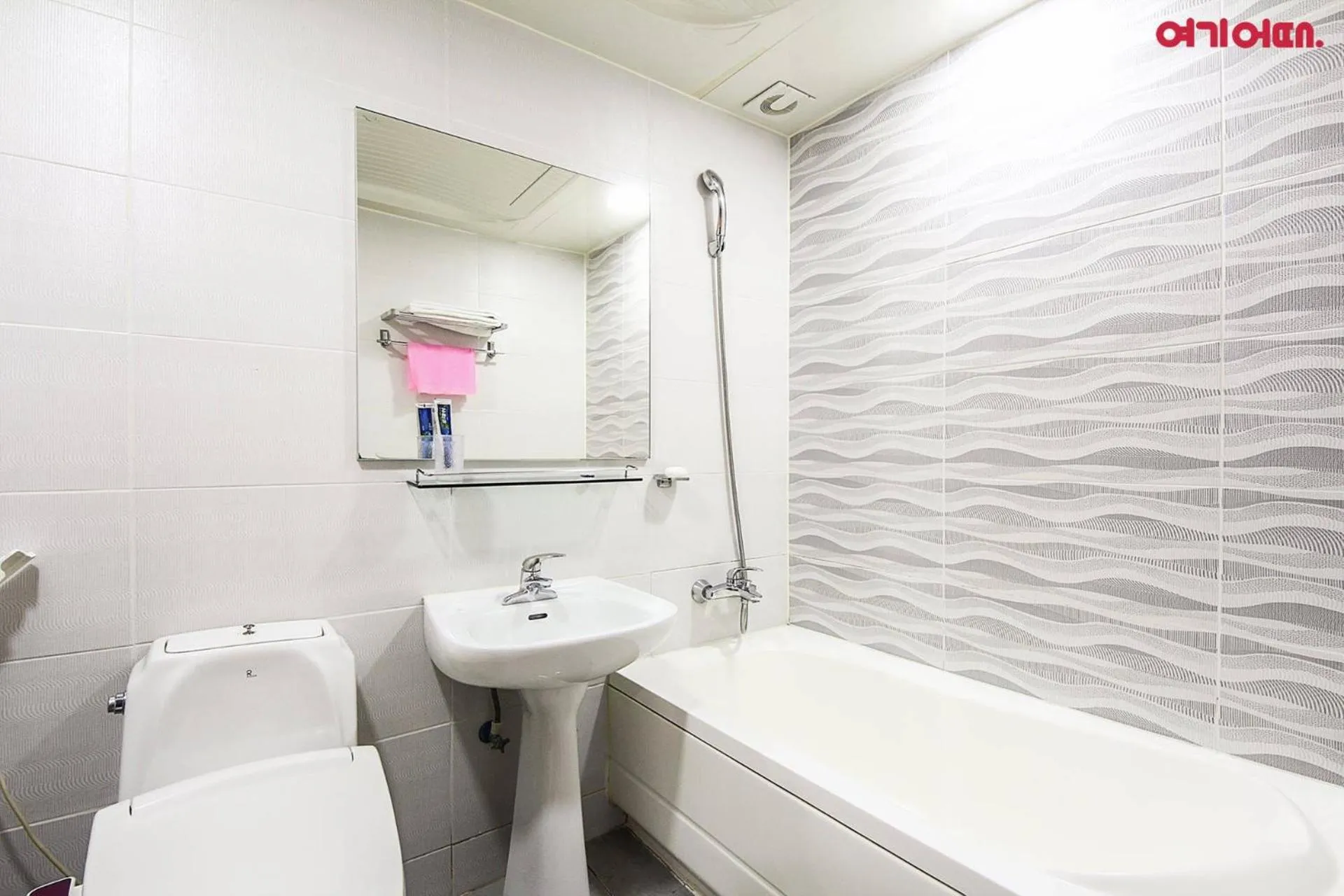 Bathroom in Sky Motel