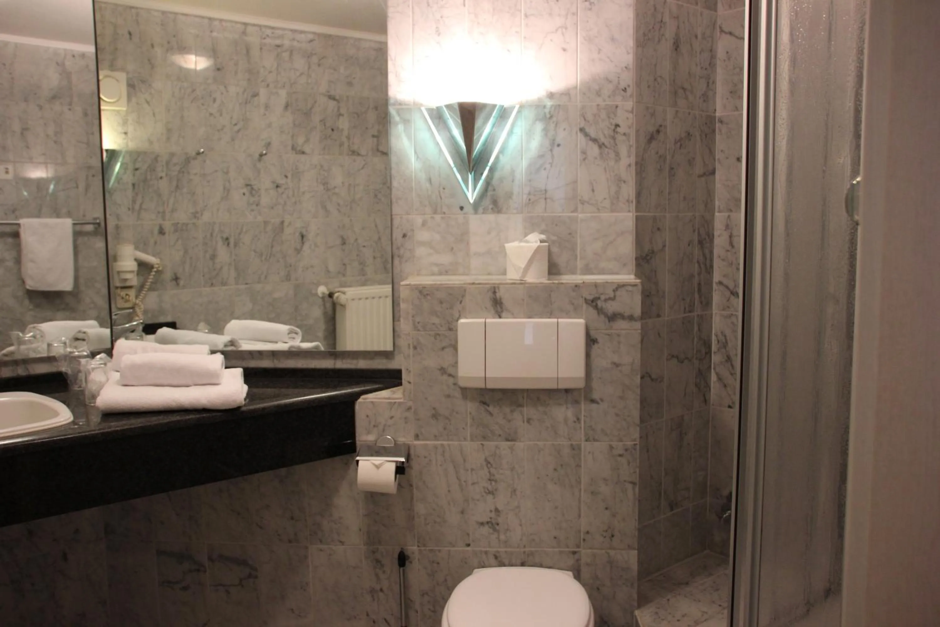 Bathroom in Hotel Nordic