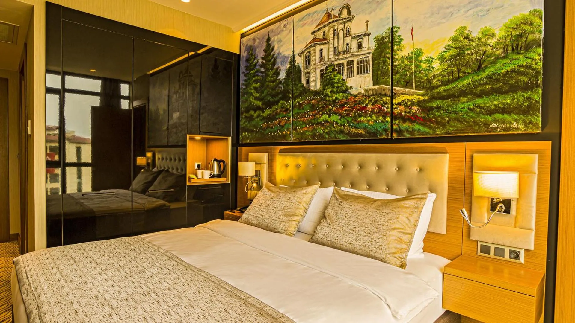 Bed in Aselia Hotel Trabzon