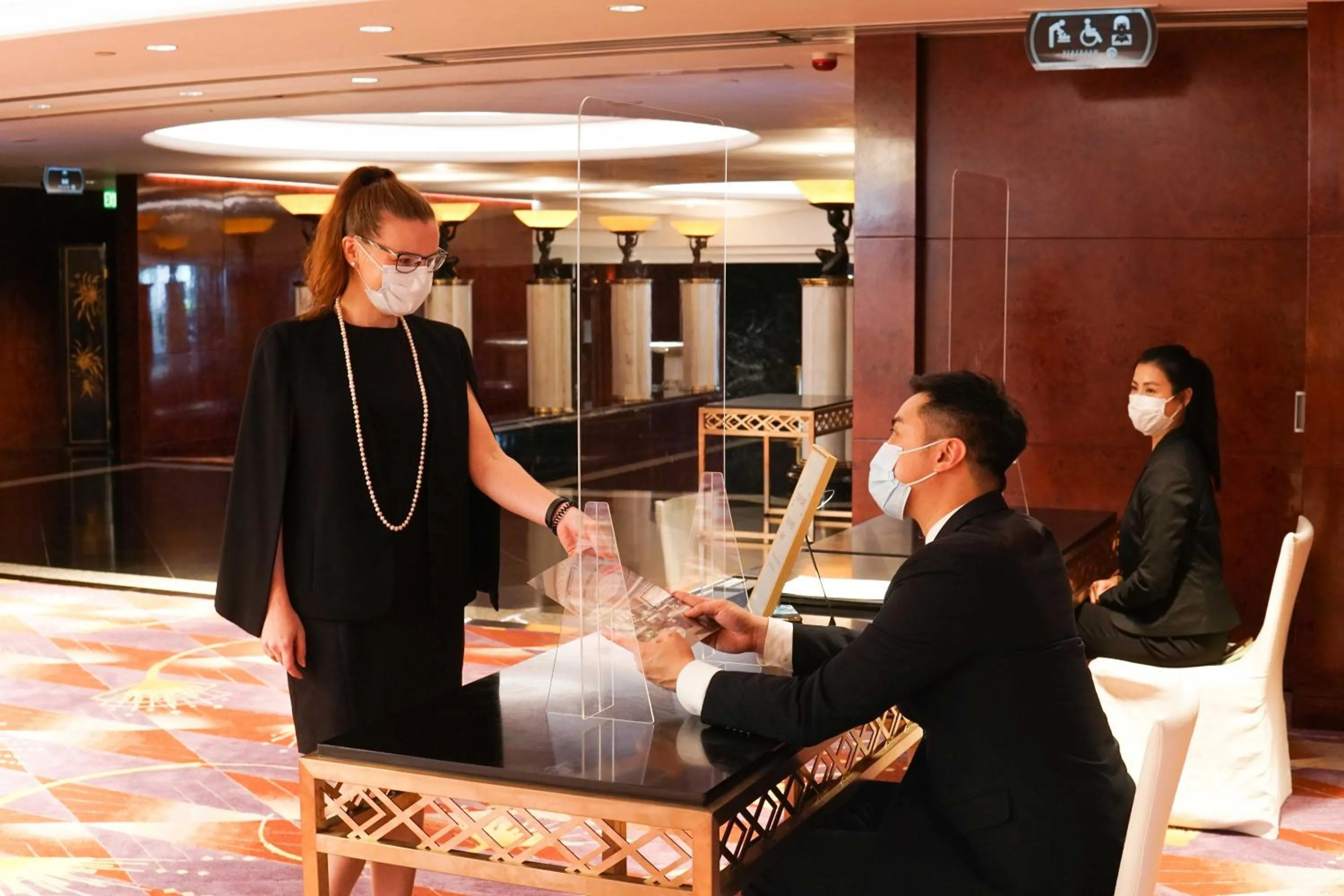 Staff in Grand Hyatt Hong Kong