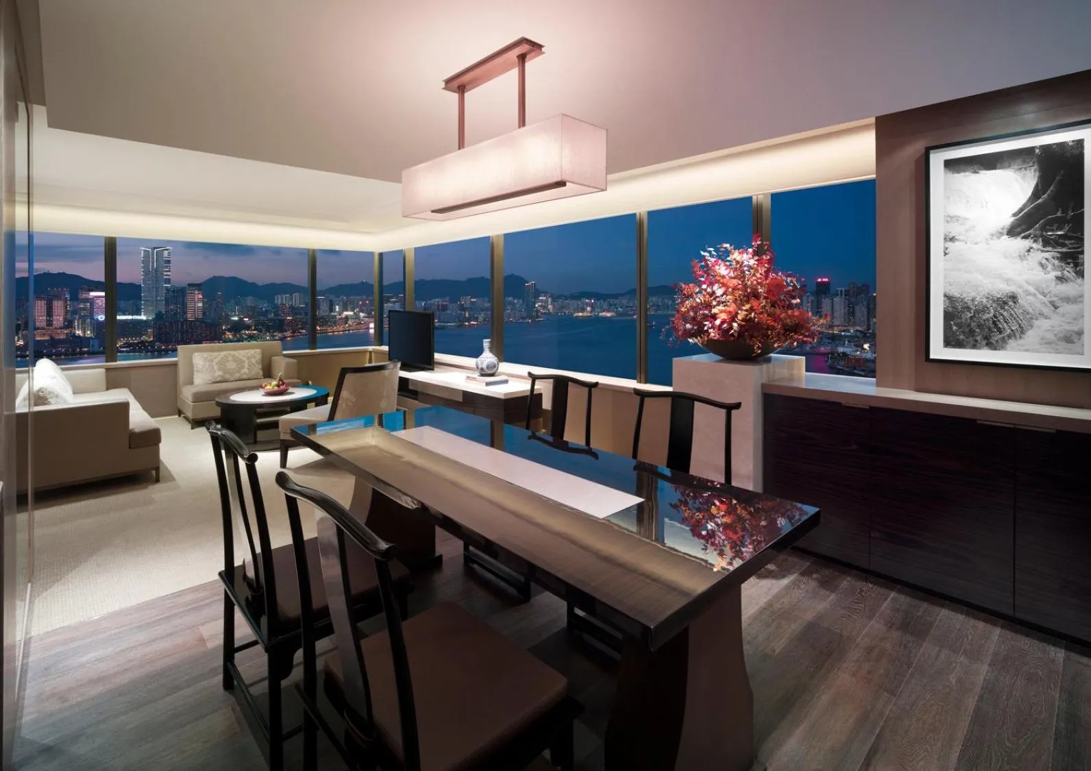 Living room in Grand Hyatt Hong Kong