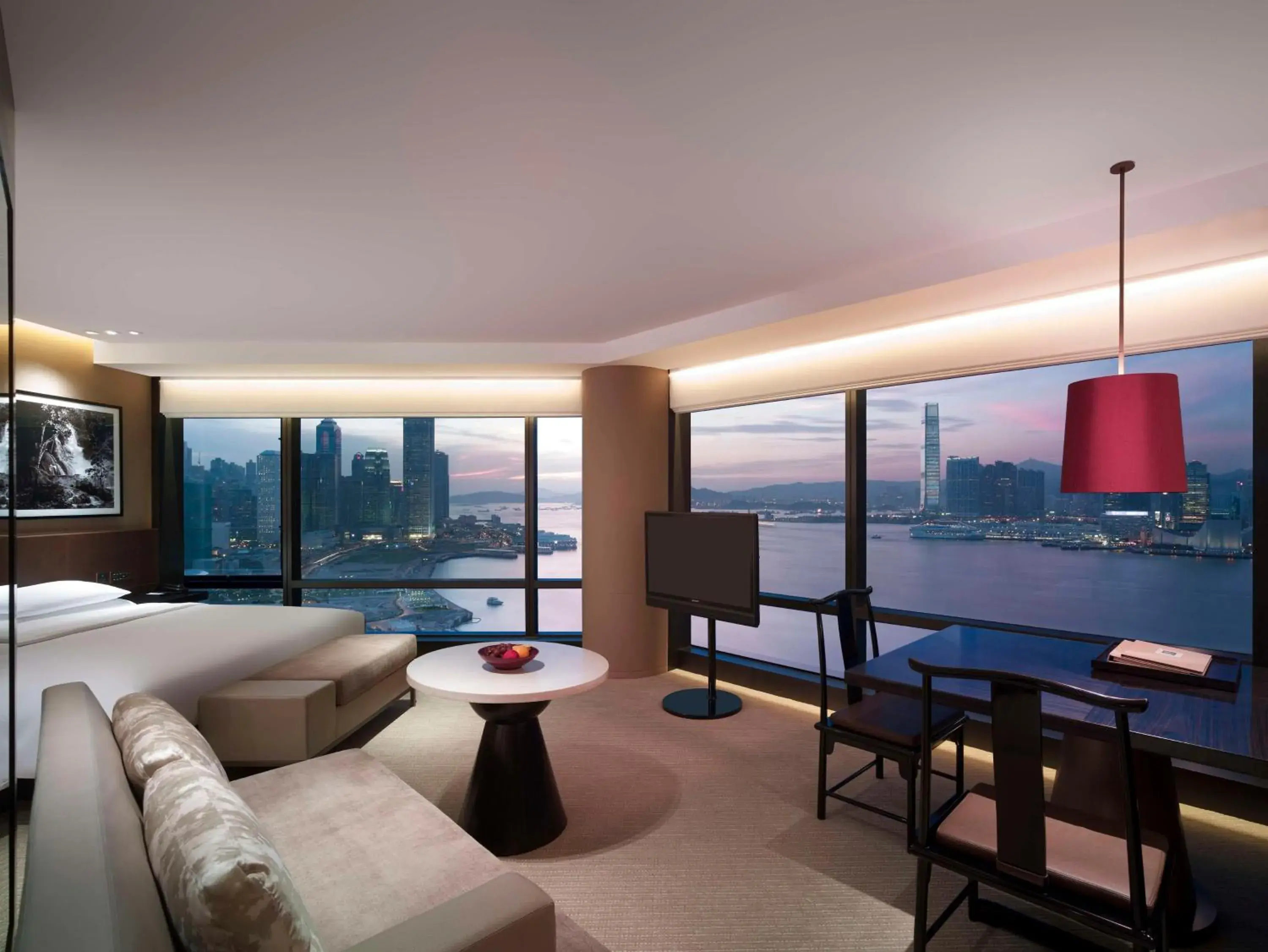 Bedroom in Grand Hyatt Hong Kong Bedroom in Grand Hyatt Hong Kong