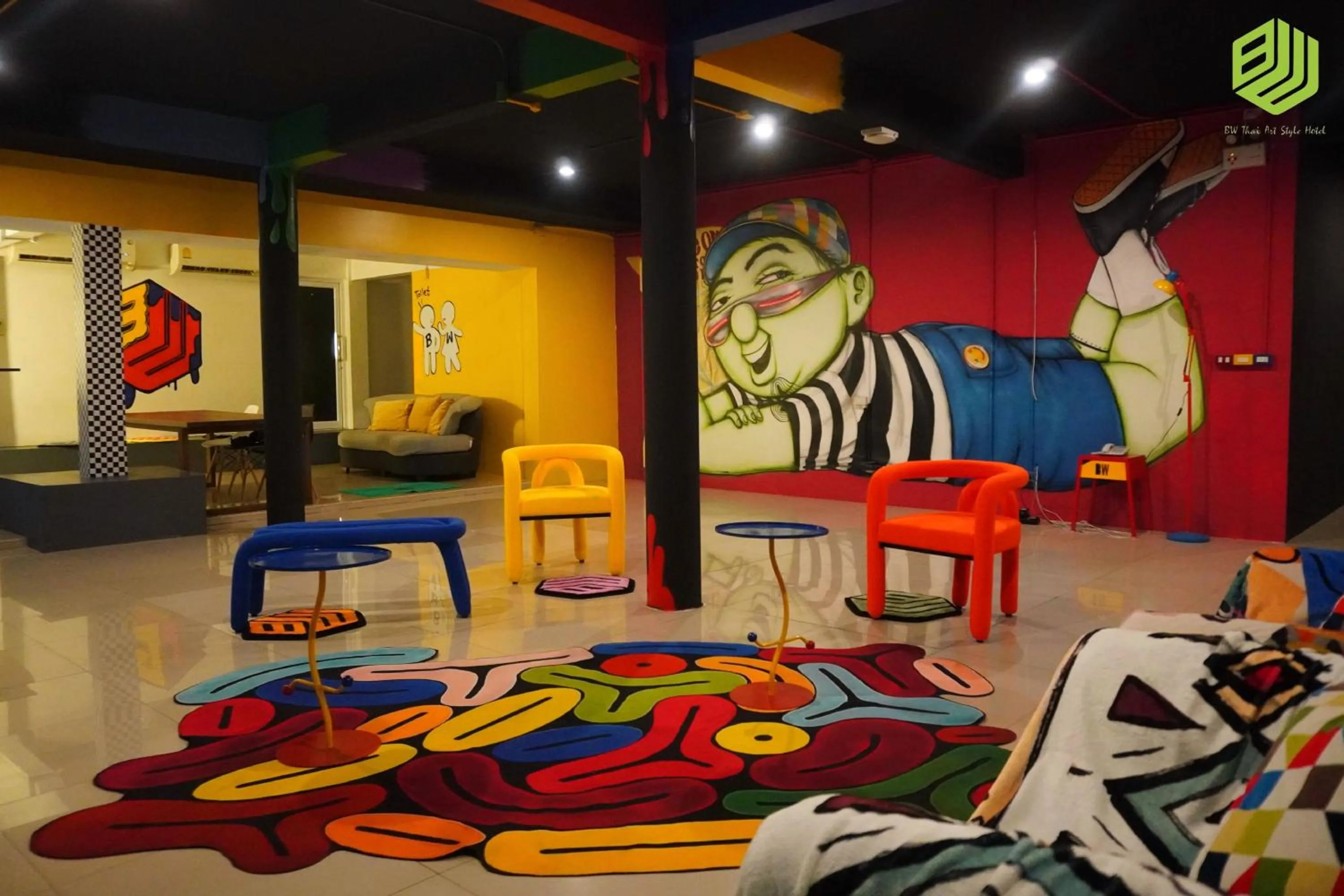 Living room in BW Thai Art Style Hotel