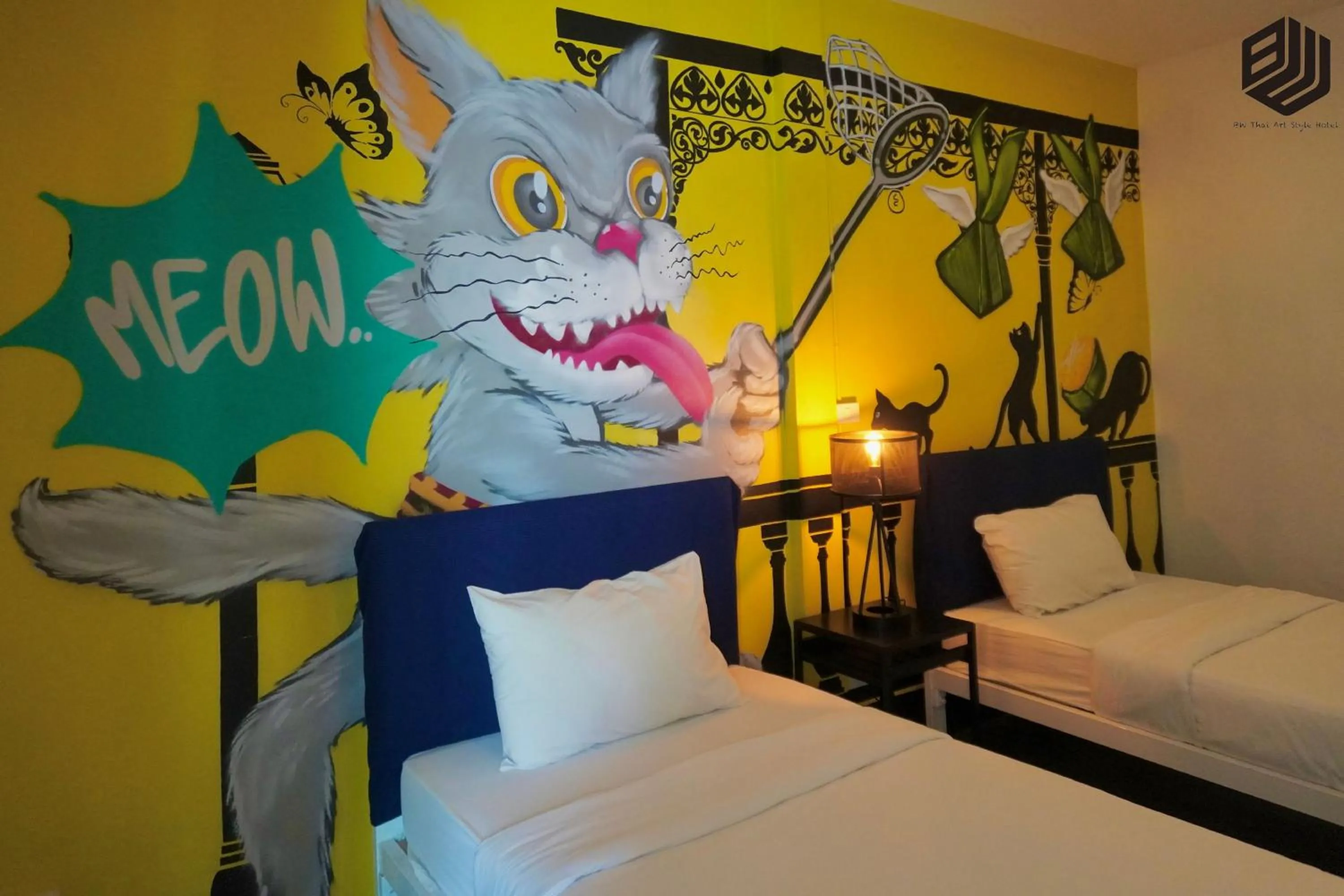 Bed in BW Thai Art Style Hotel