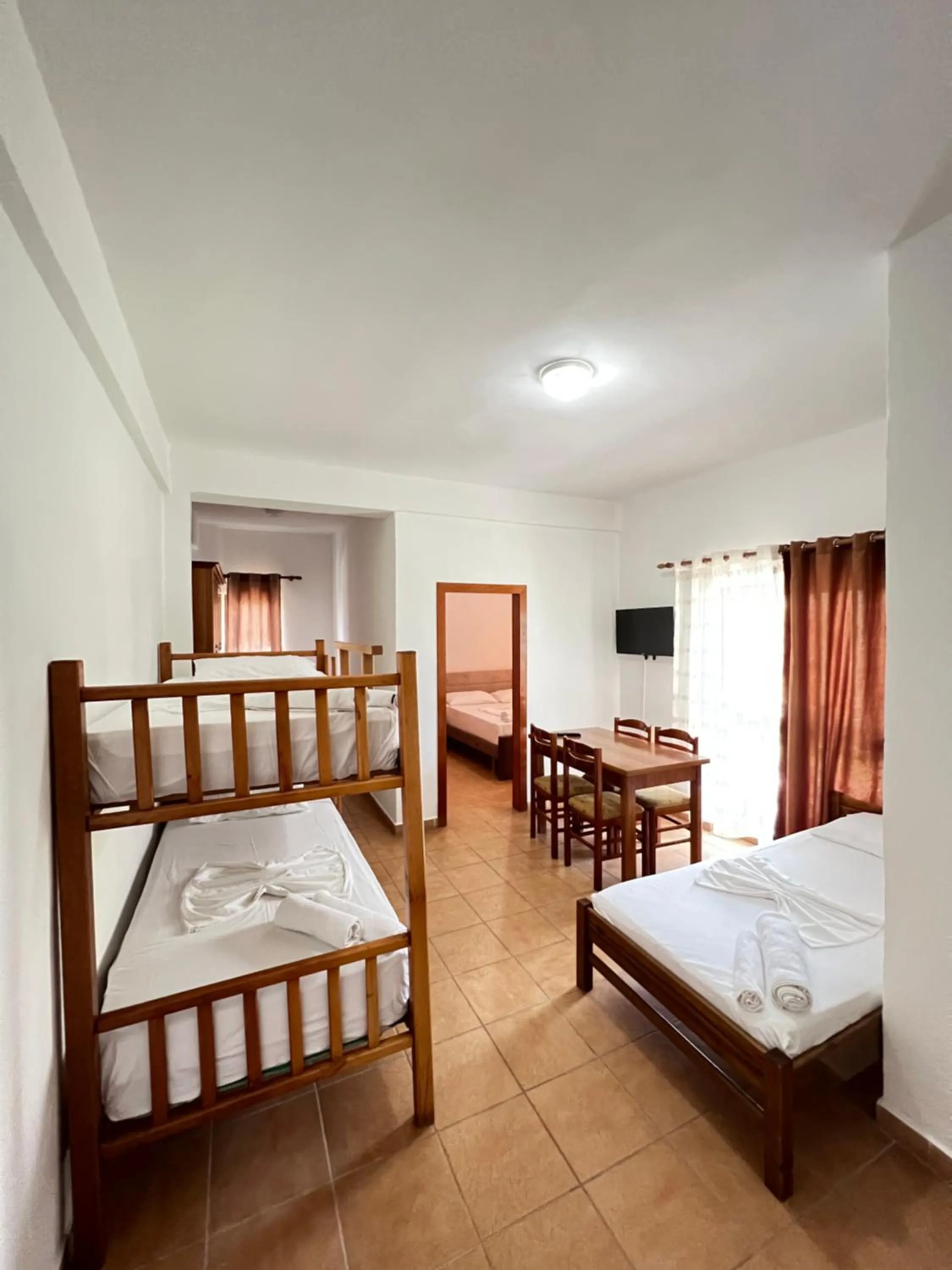 Bed in Hotel Athina