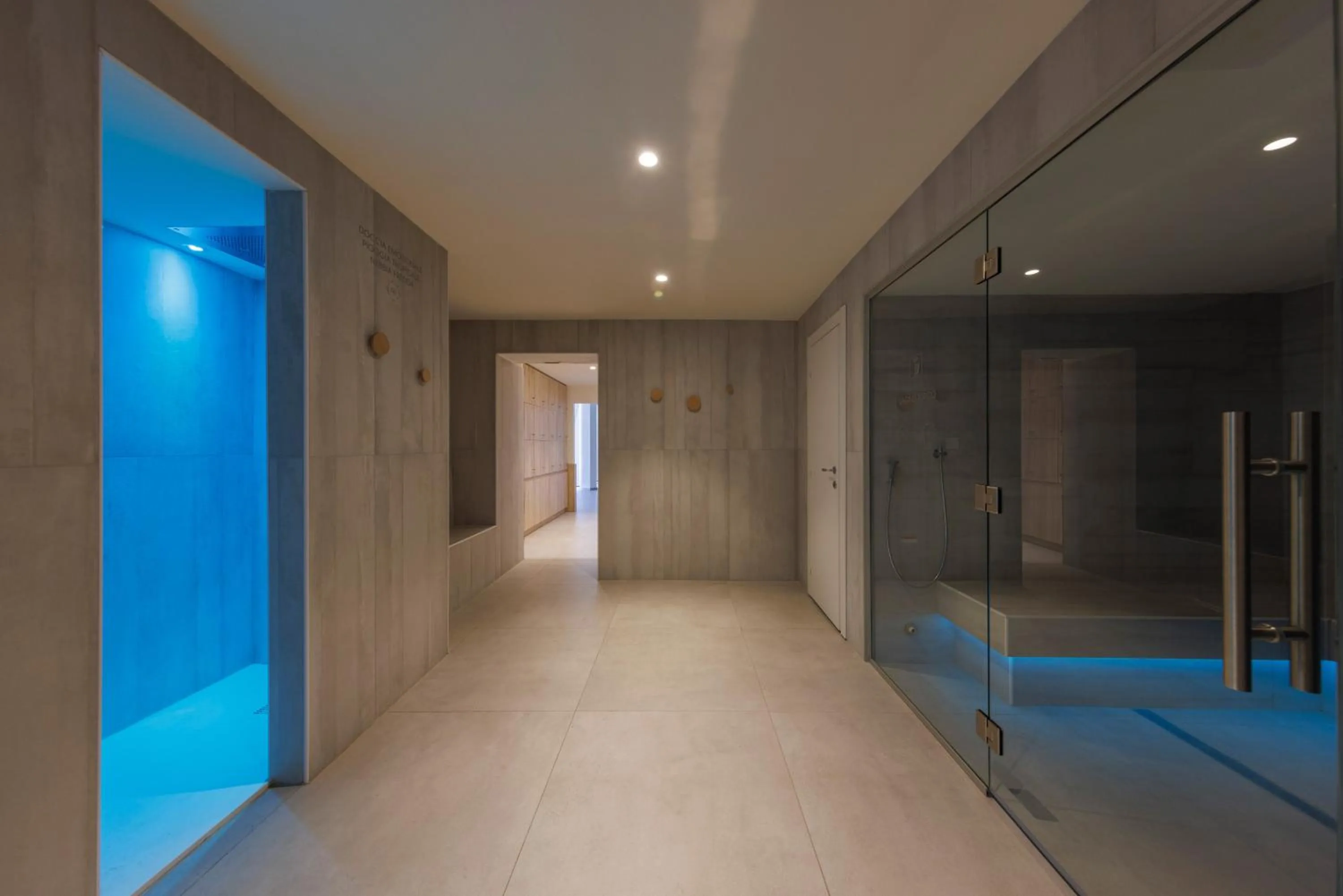 Steam room in Grand Hotel Riva