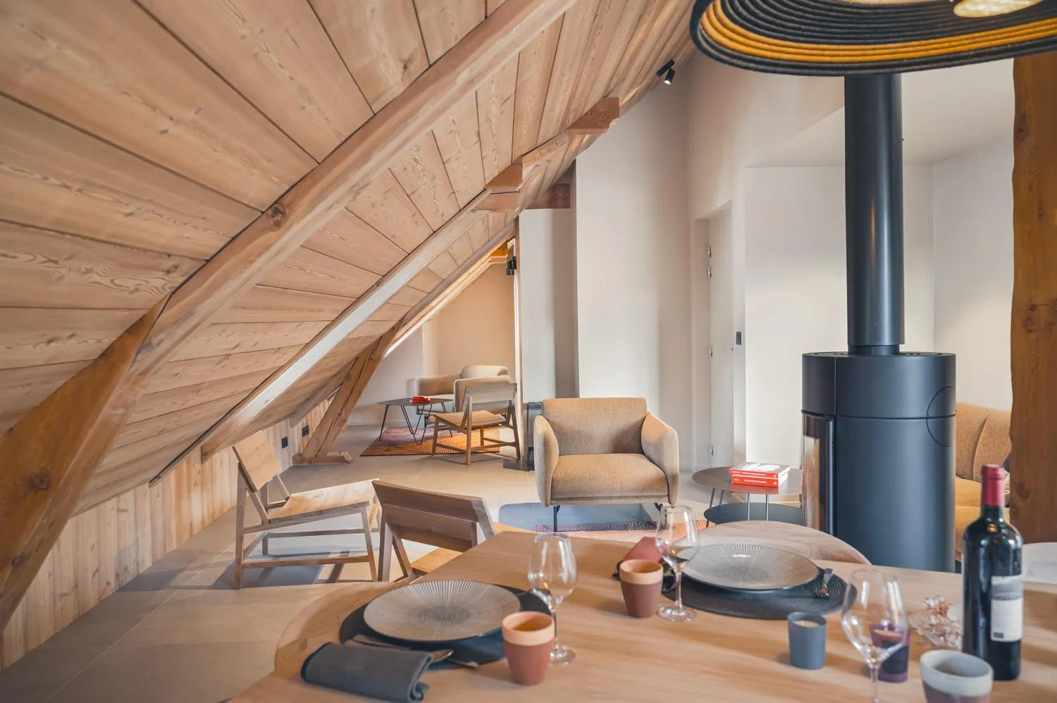 Living room in Alliey & Spa Piscine Appart-hôtel Serre chevalier